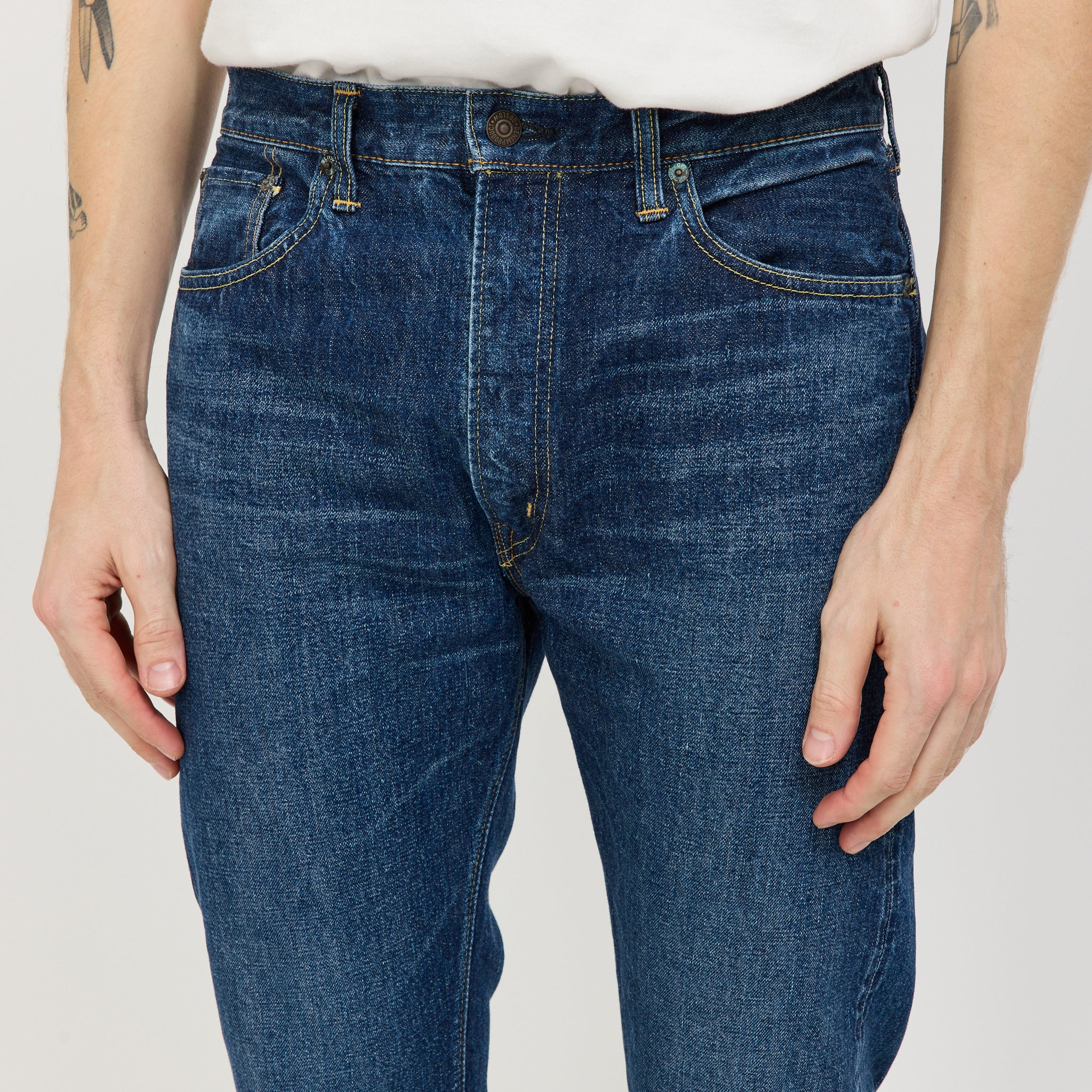 107 Ivy Fit Selvedge Denim 2 Year Wash - Image 6