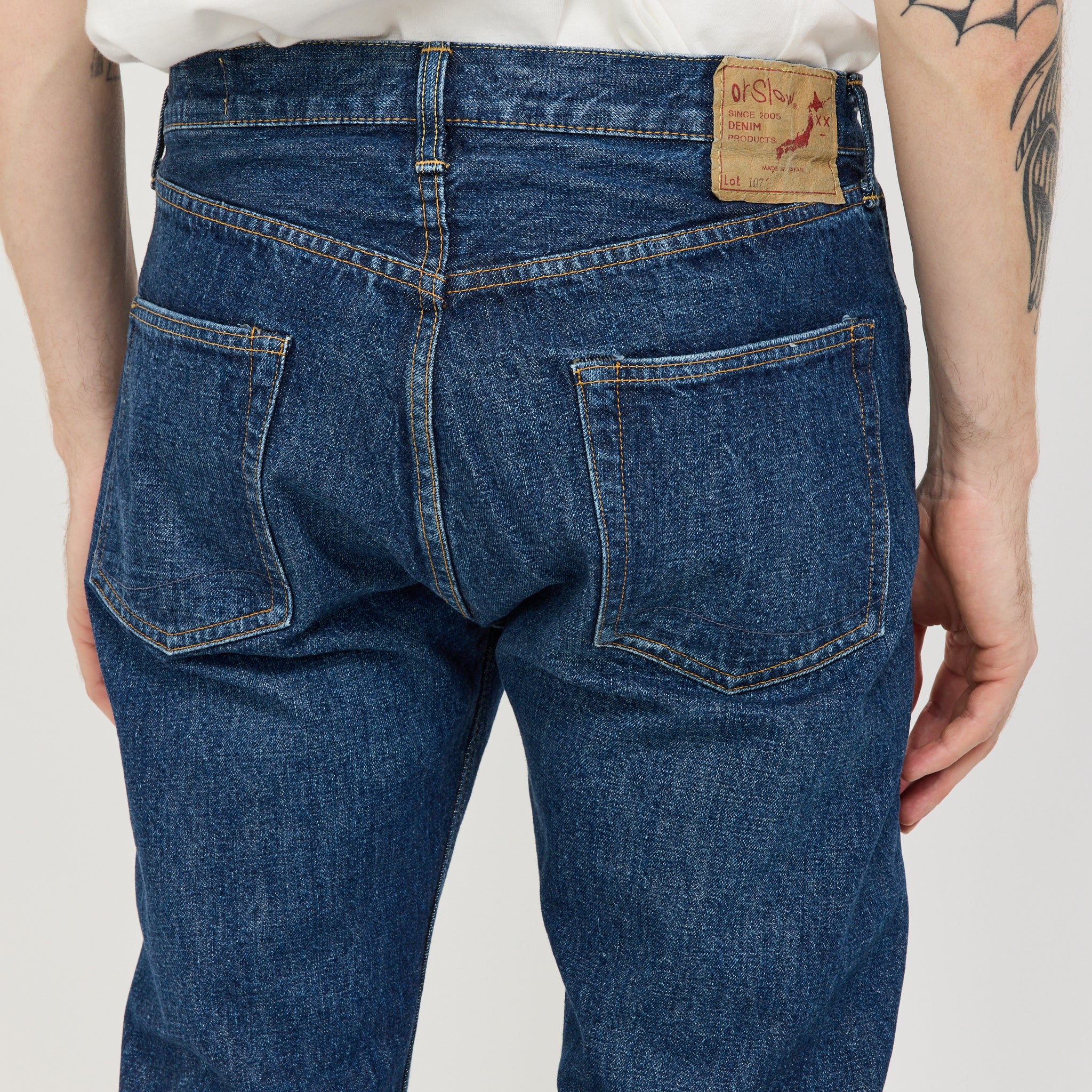 107 Ivy Fit Selvedge Denim 2 Year Wash - Image 7