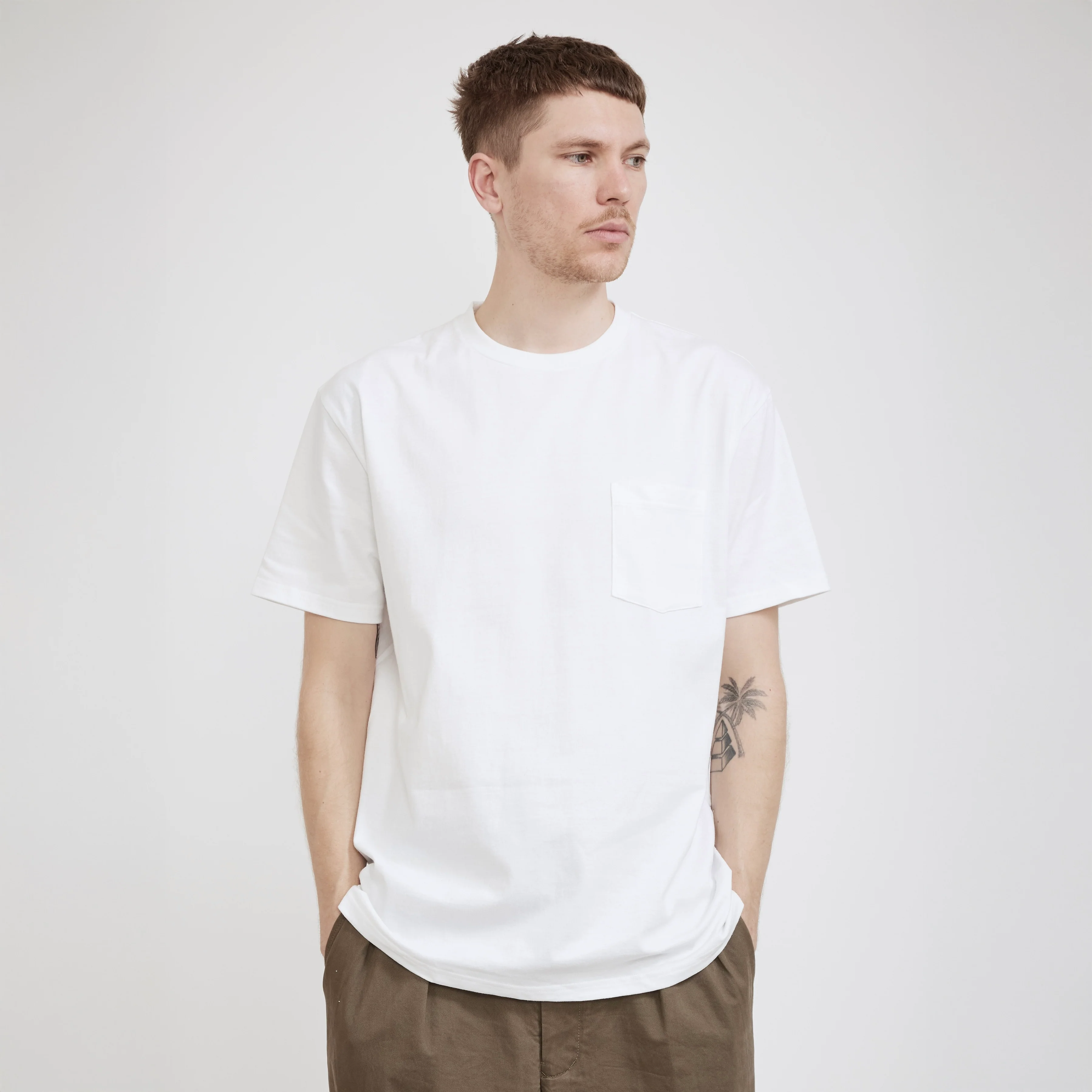 2 Pack Pocket Tee White - Image 3