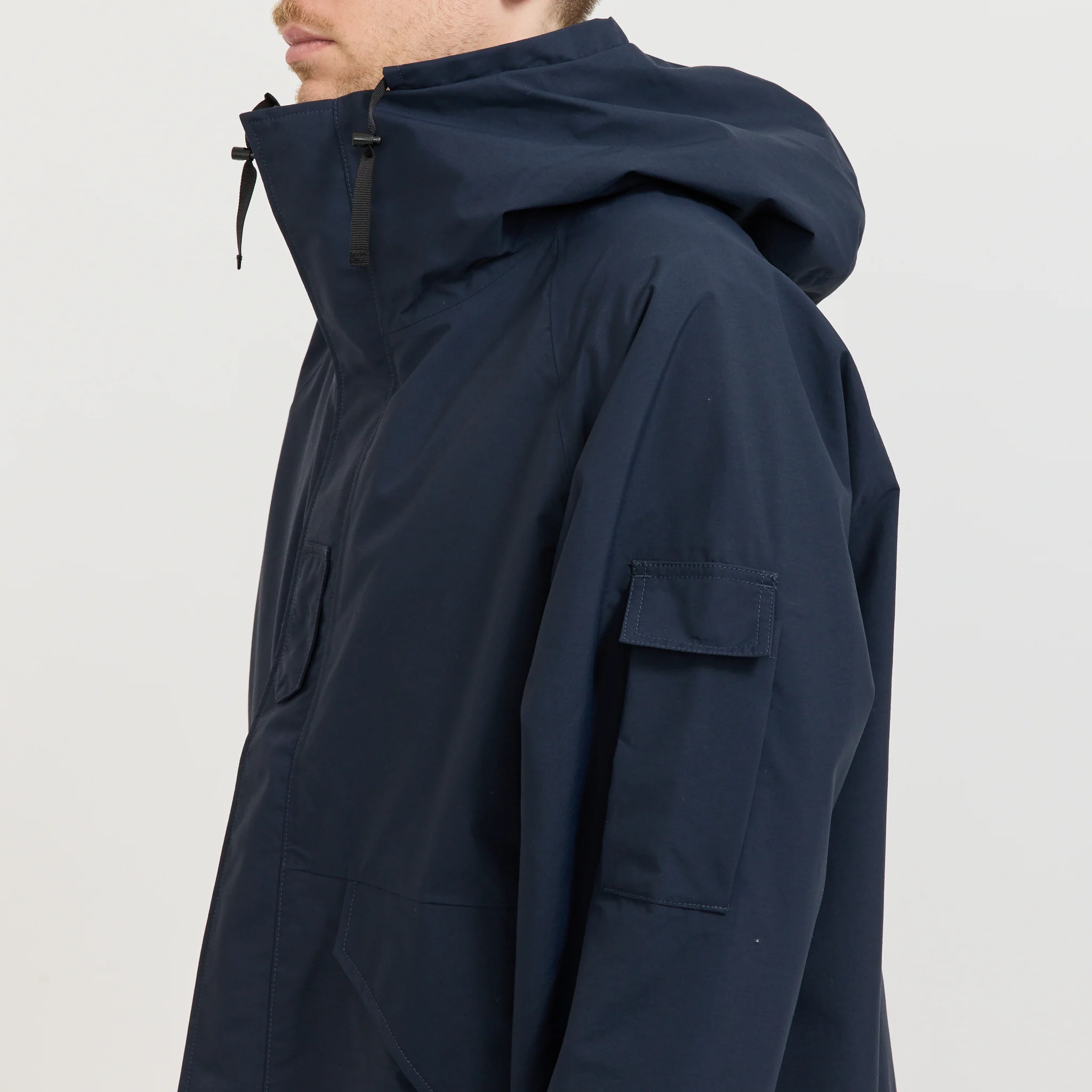 2L Nylon Gore-Tex Cruiser Jacket Navy - Image 10