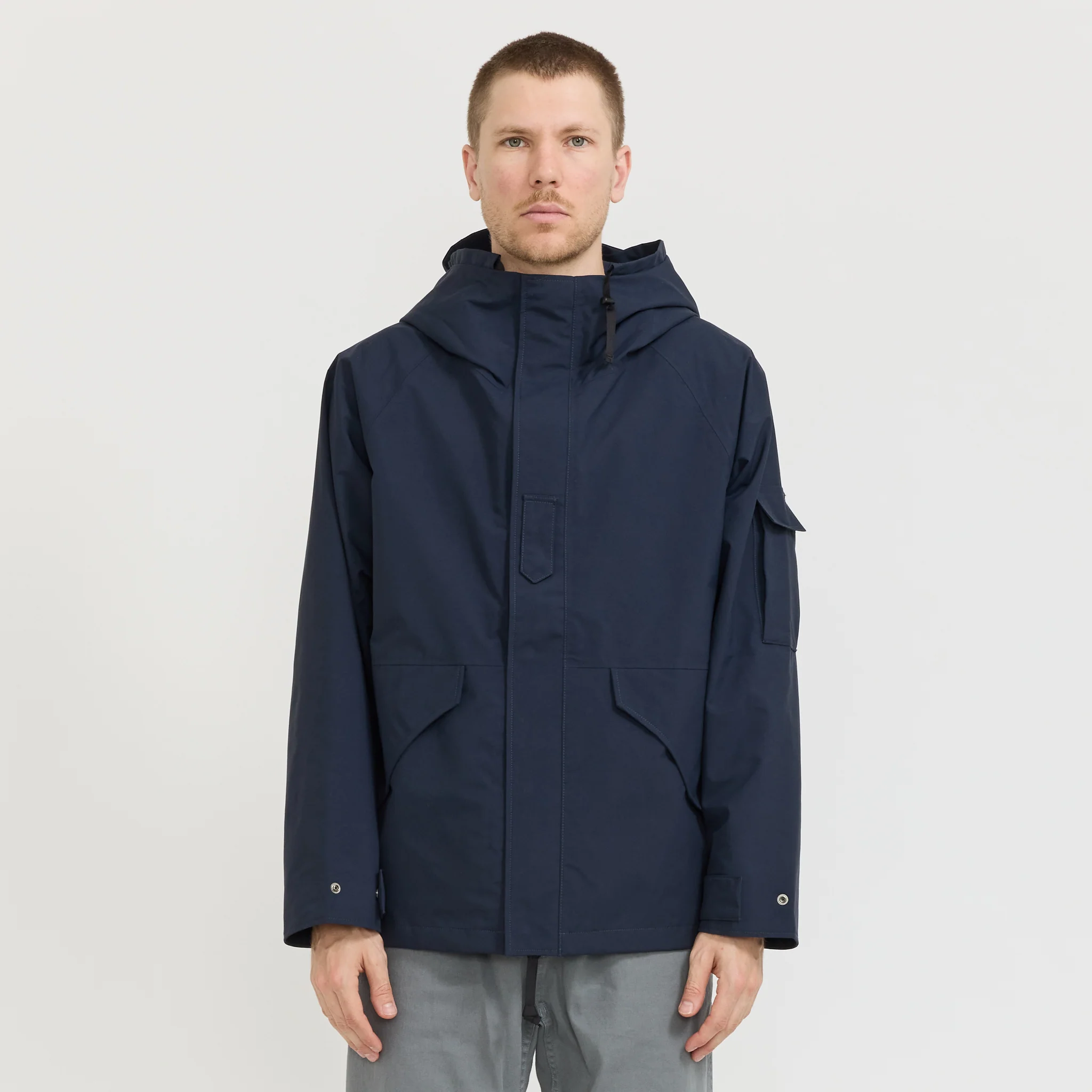 2L Nylon Gore-Tex Cruiser Jacket Navy - Image 12