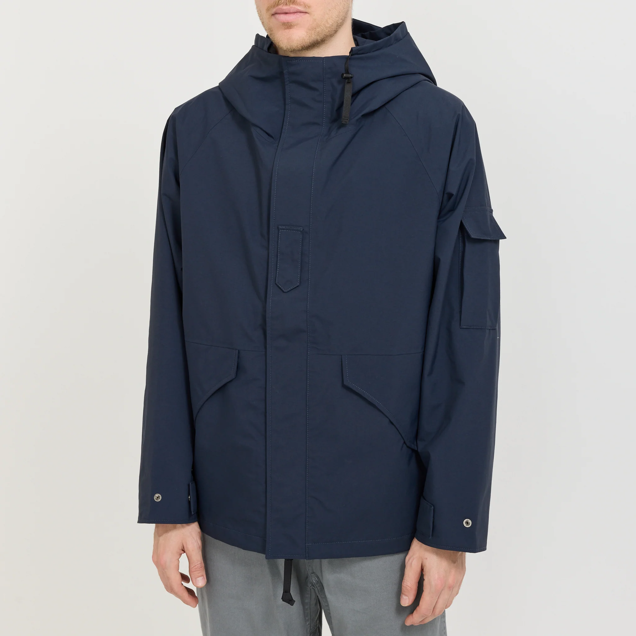 2L Nylon Gore-Tex Cruiser Jacket Navy - Image 5
