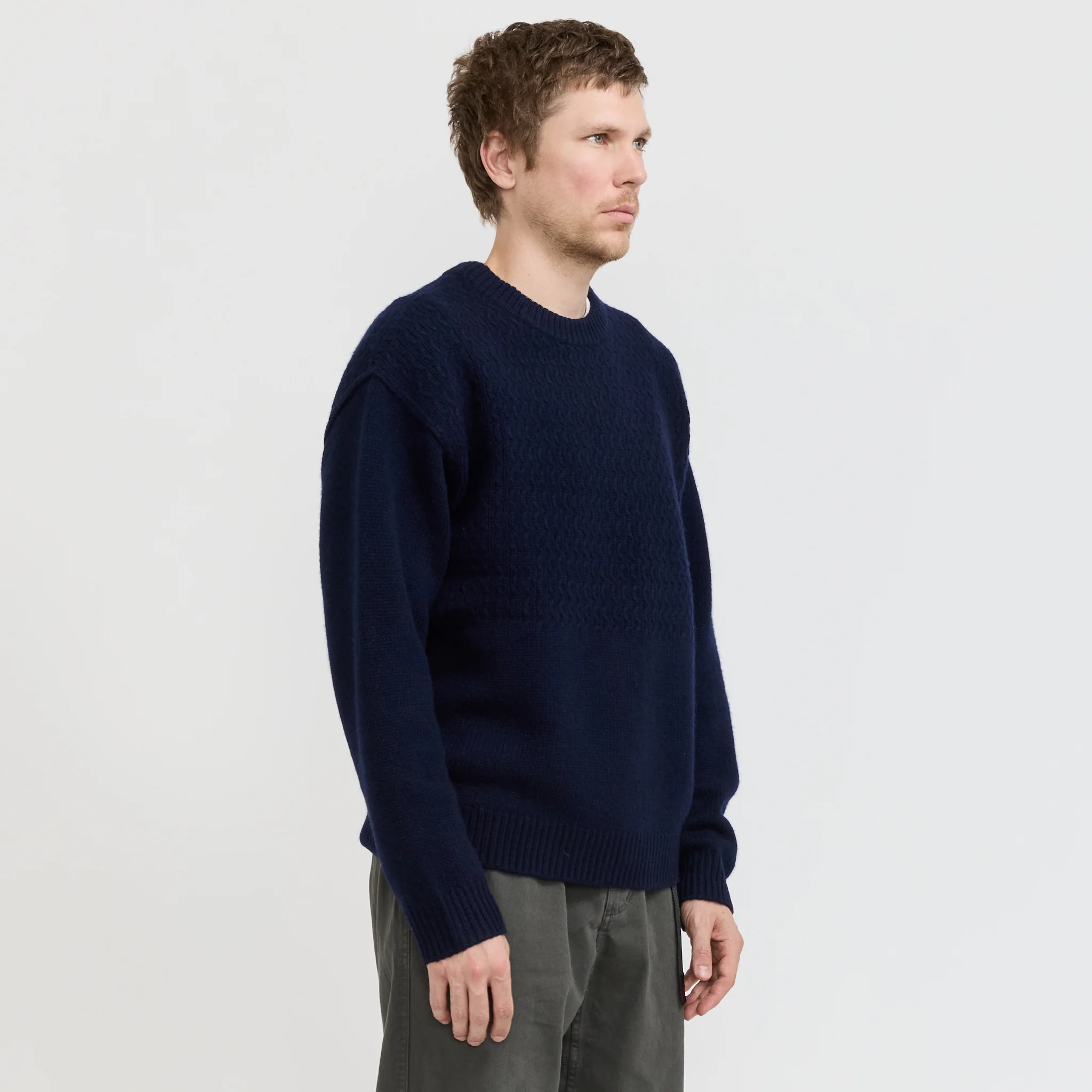 4-Way Merino Knit Dark Blue - Image 3