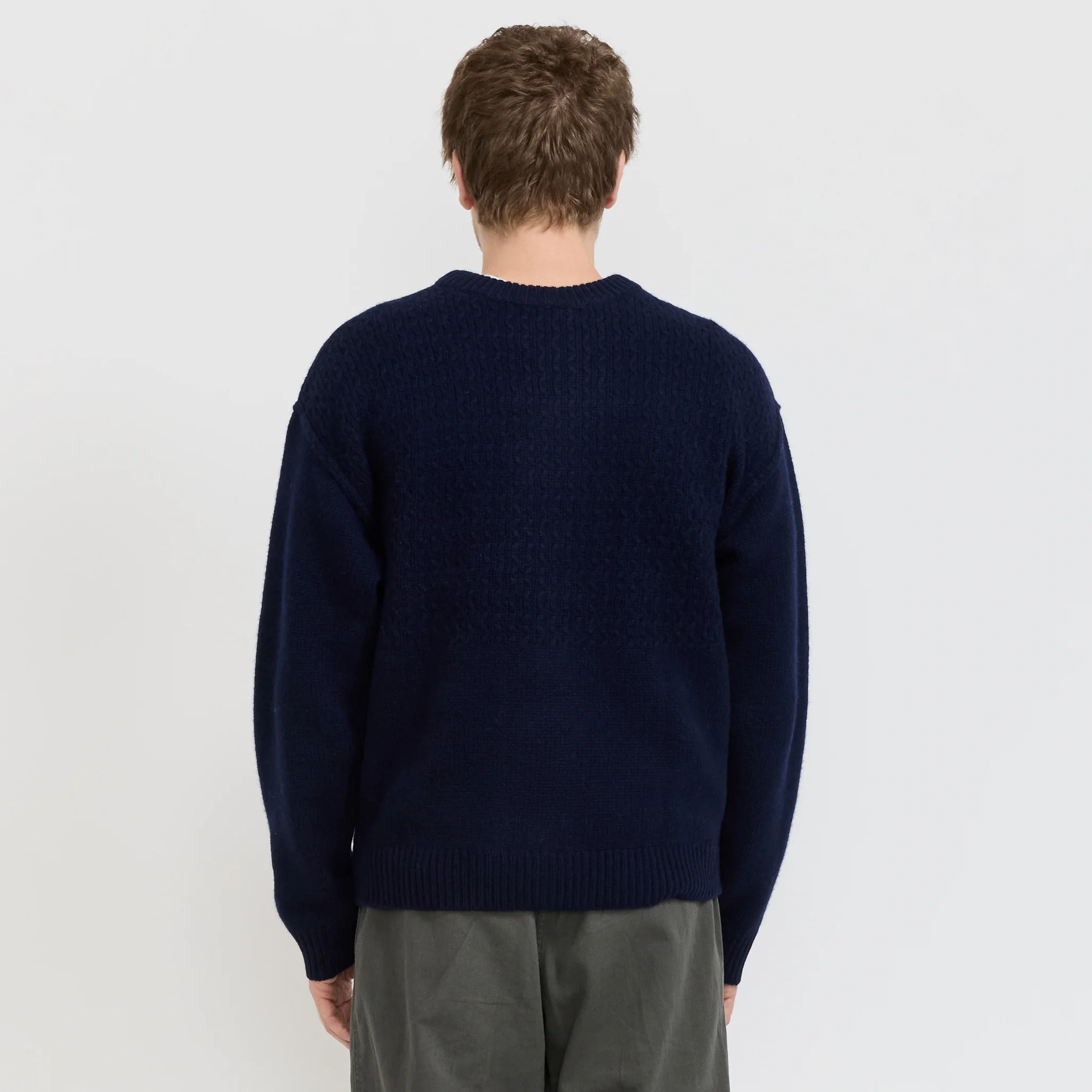 4-Way Merino Knit Dark Blue - Image 4