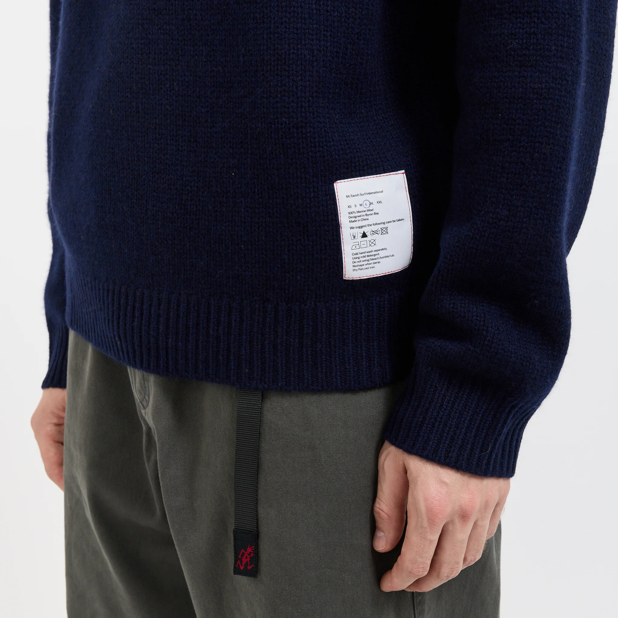 4-Way Merino Knit Dark Blue - Image 5