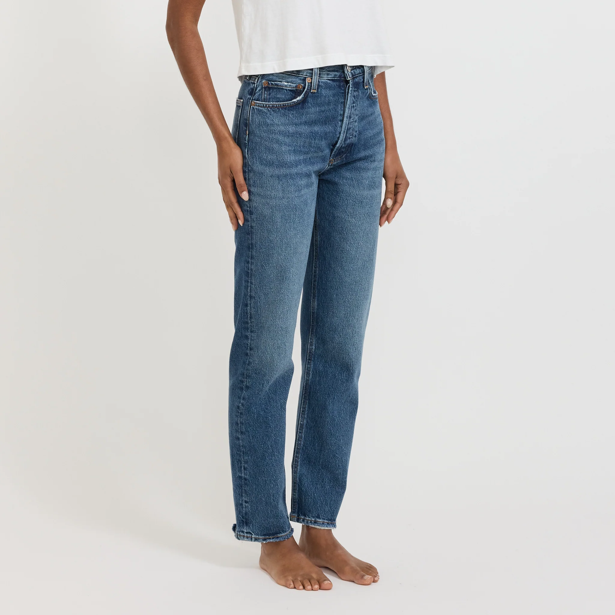 90's Pinch Waist High Rise Straight Range - Image 3