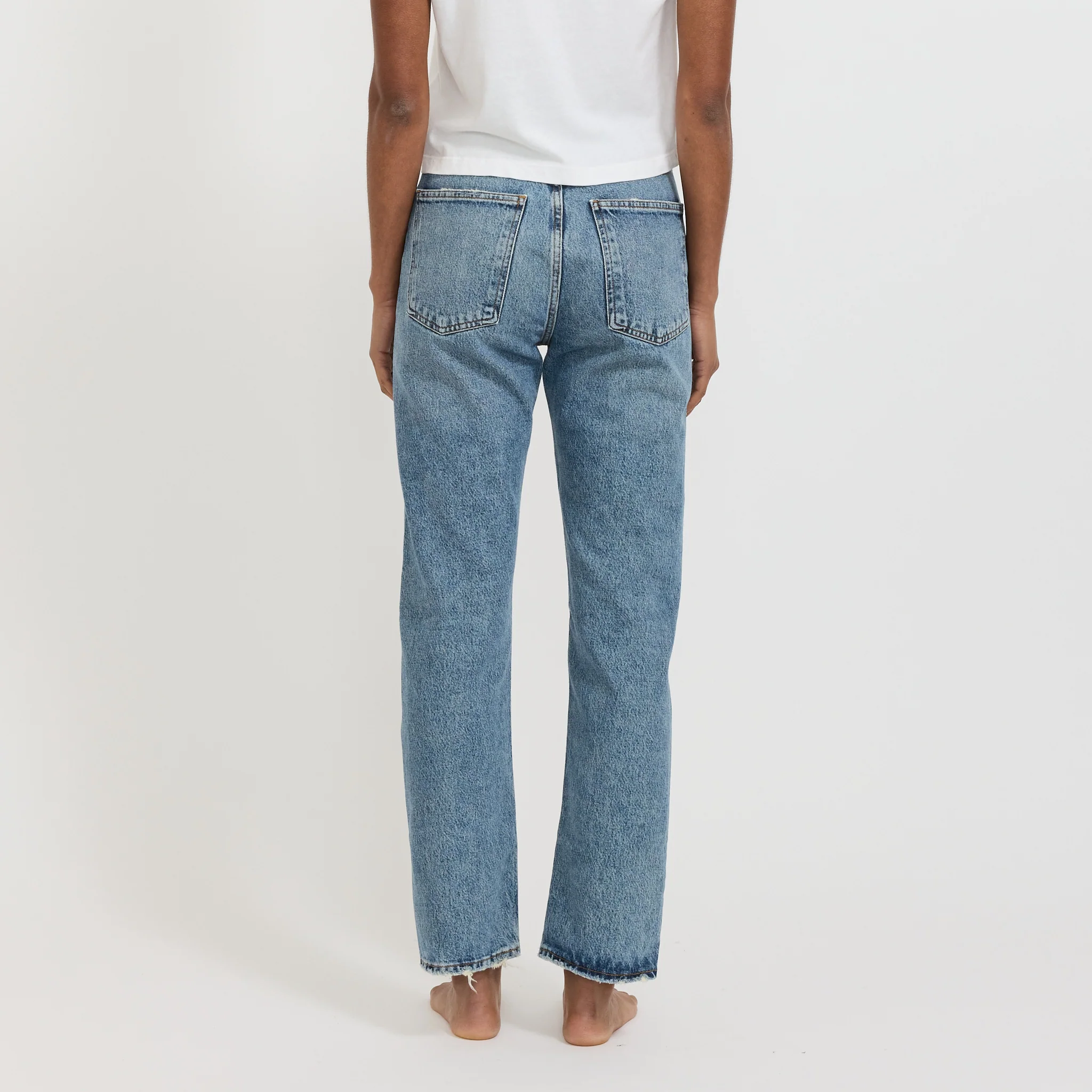 90's Pinch Waist High Straight Navigate - Image 4