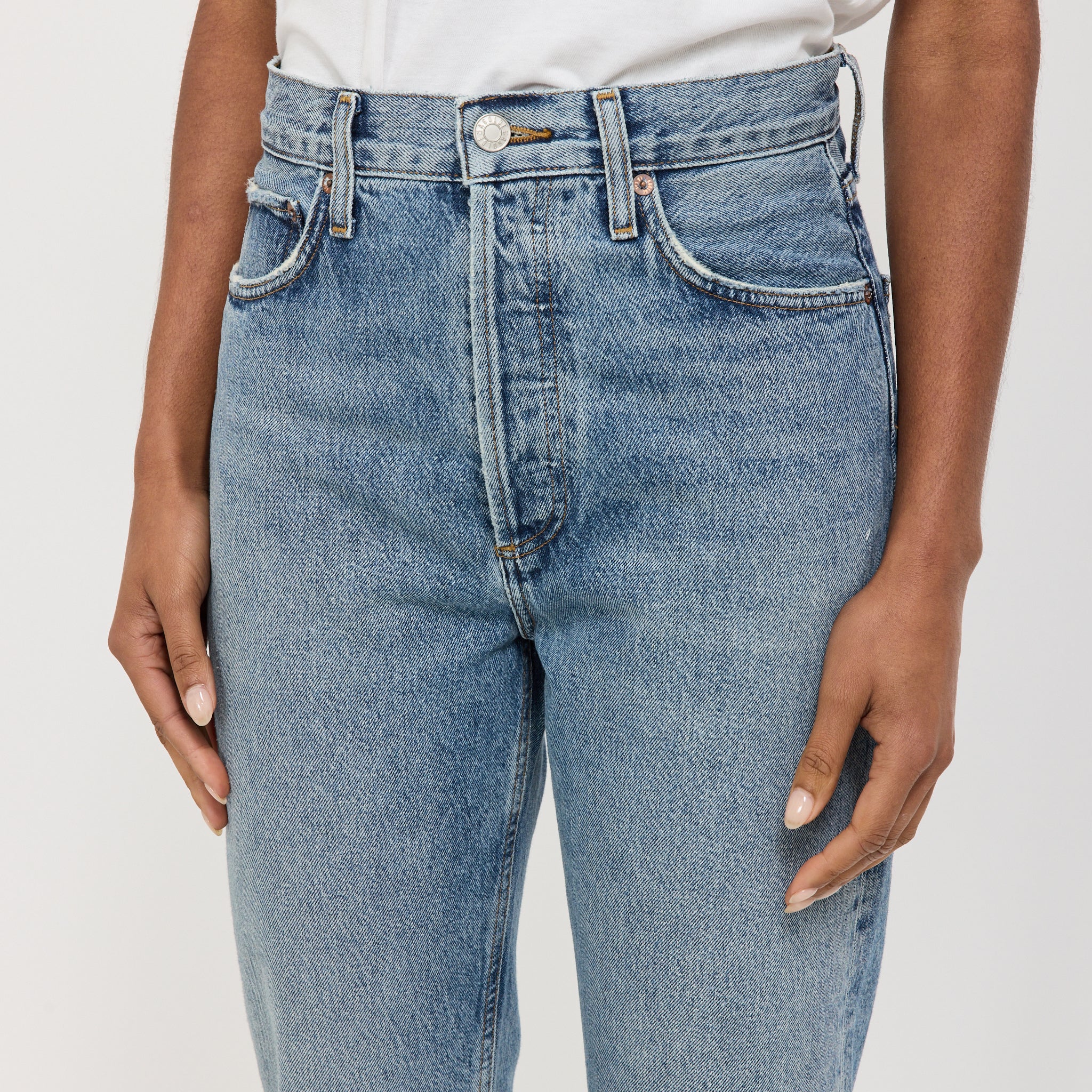 90's Pinch Waist High Straight Navigate - Image 5