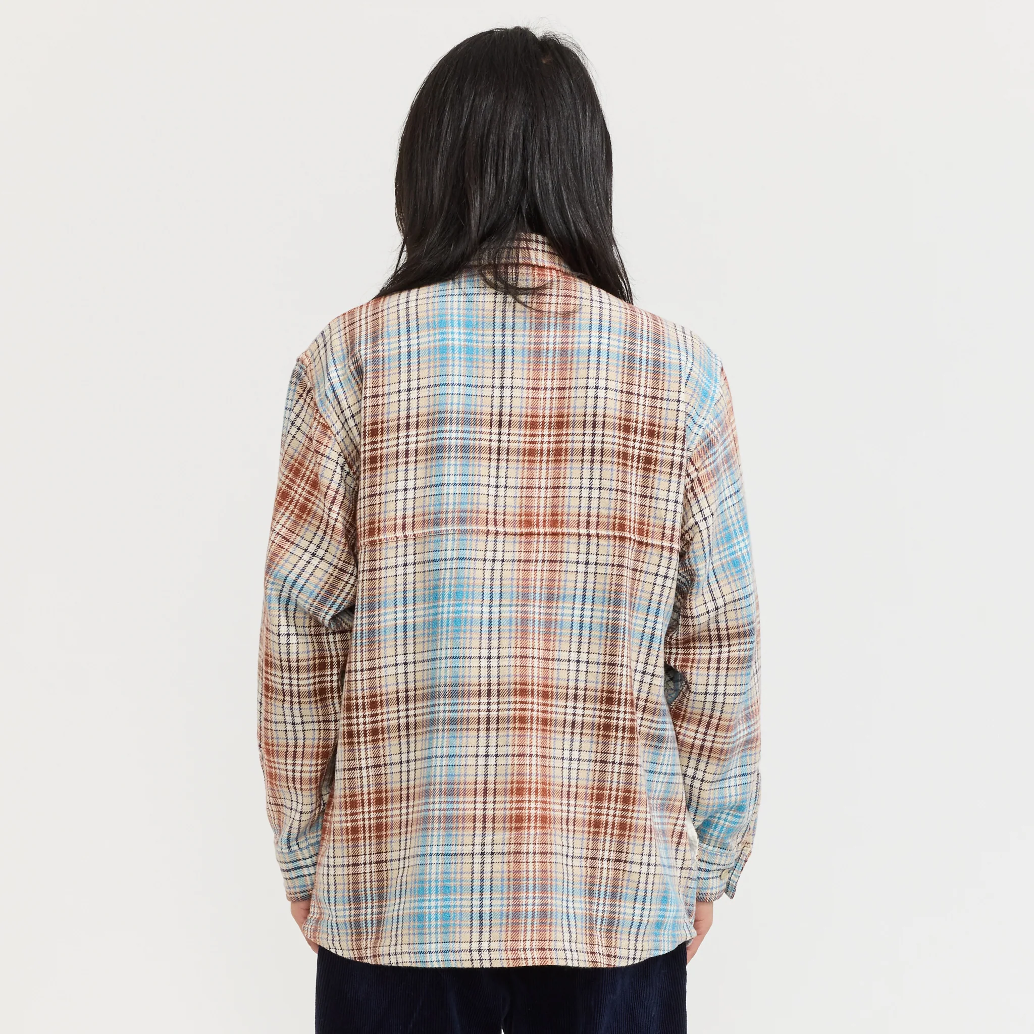 Albert Field Shirt Ivory/Blue - Image 4