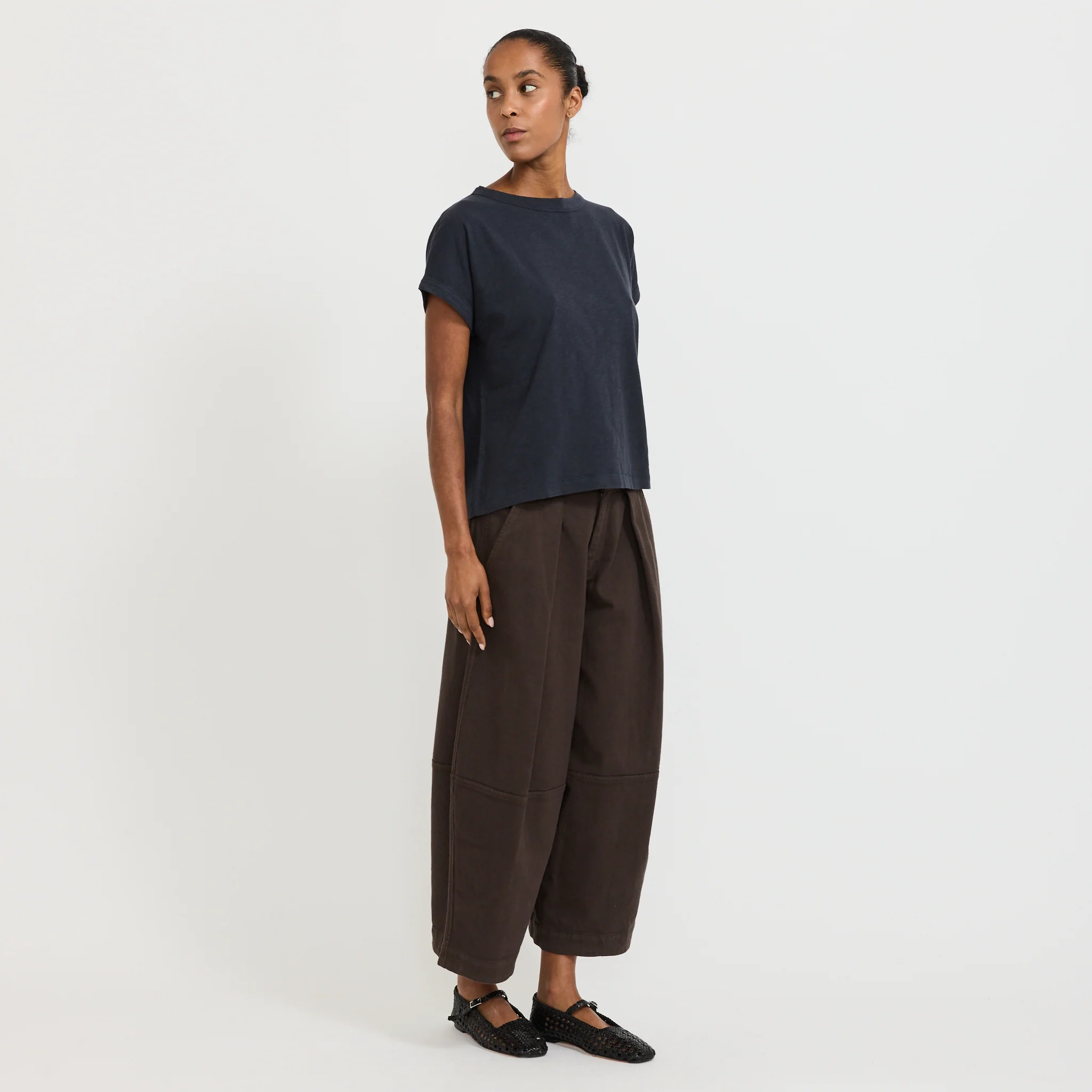 Alda Organic Cotton Easy Tee Coal - Image 2