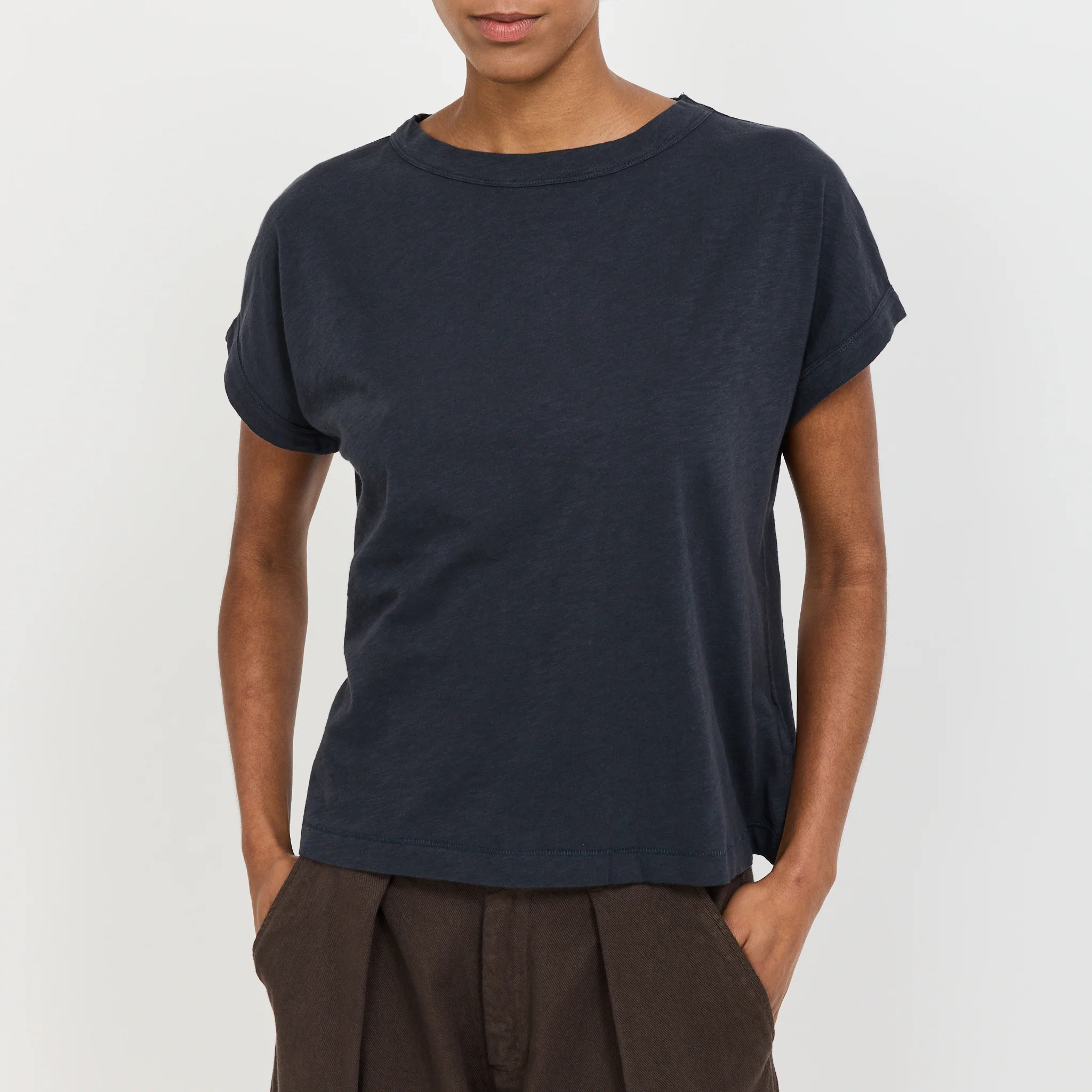 Alda Organic Cotton Easy Tee Coal - Image 5