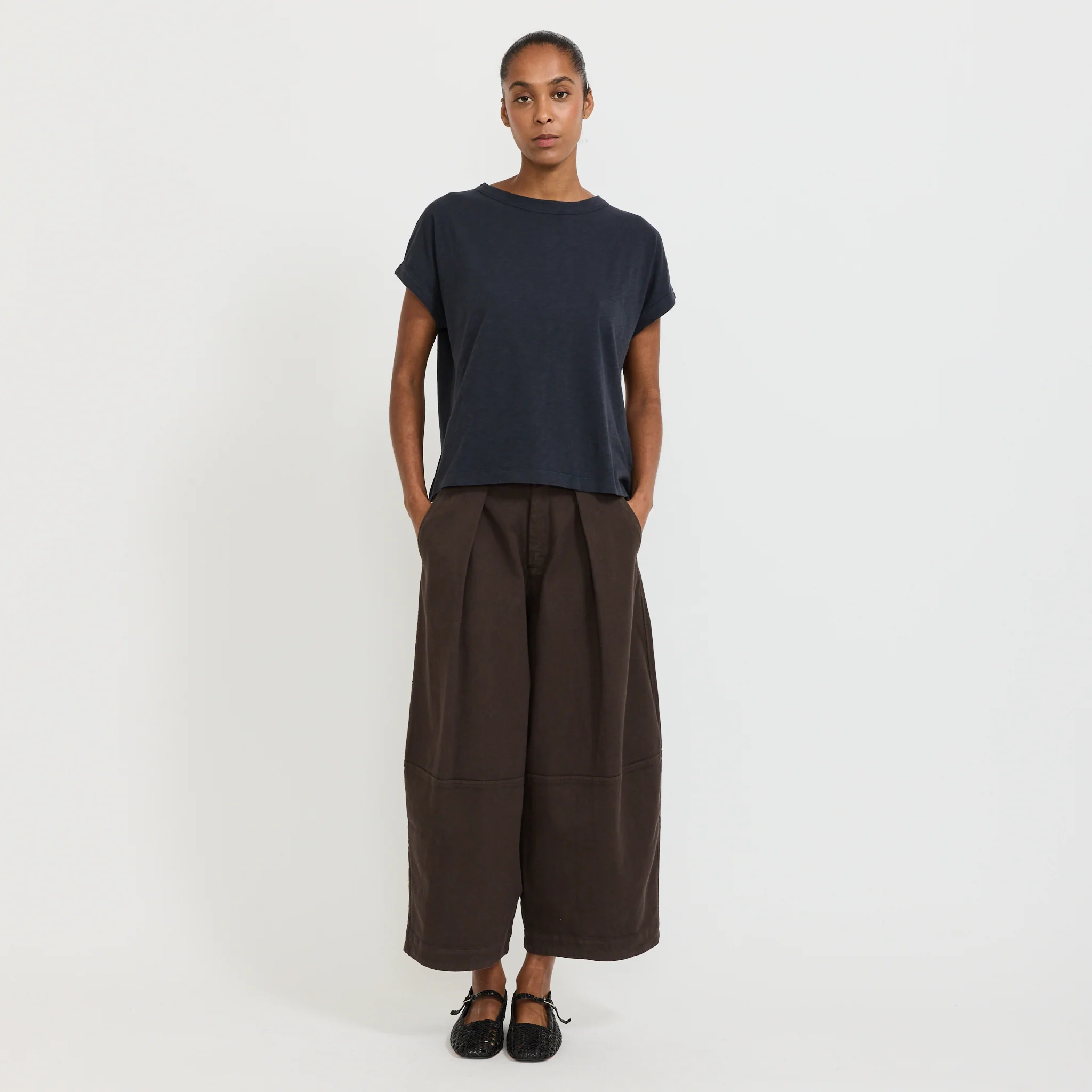 Alda Organic Cotton Easy Tee Coal - Image 6