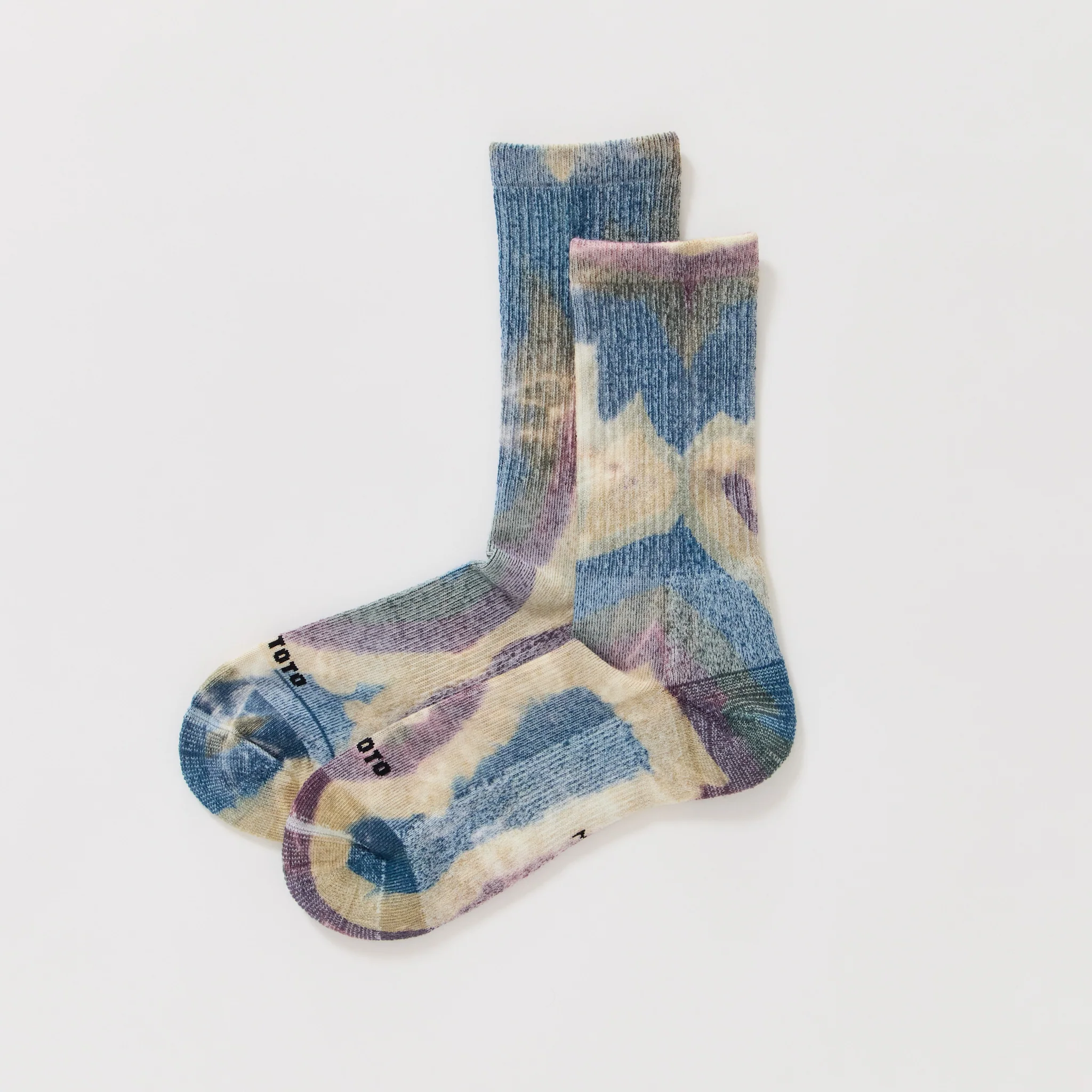 Allrounder Merino Crew Tie Dye Purple/Blue
