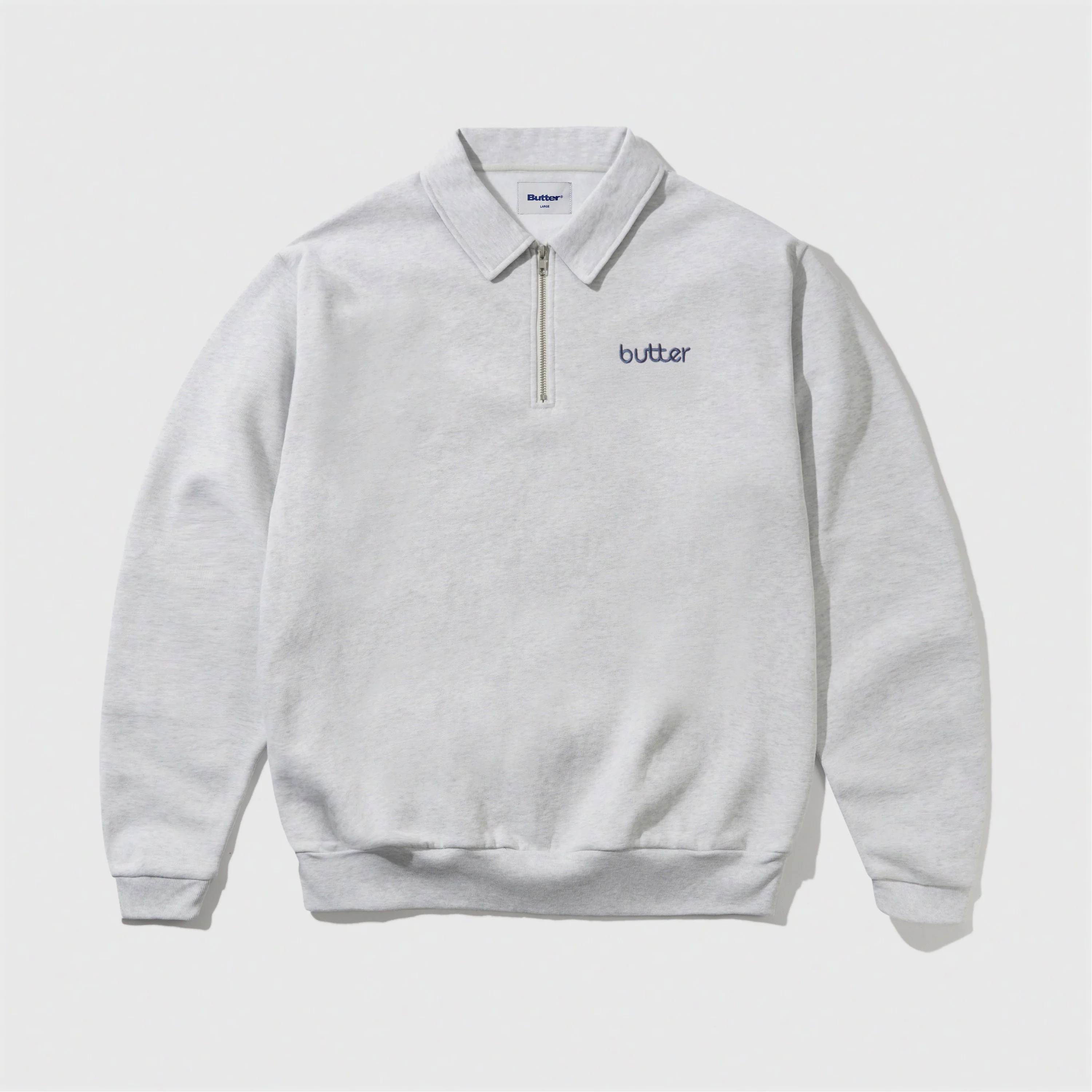 Alpine 1/4 Zip Sweater Ash