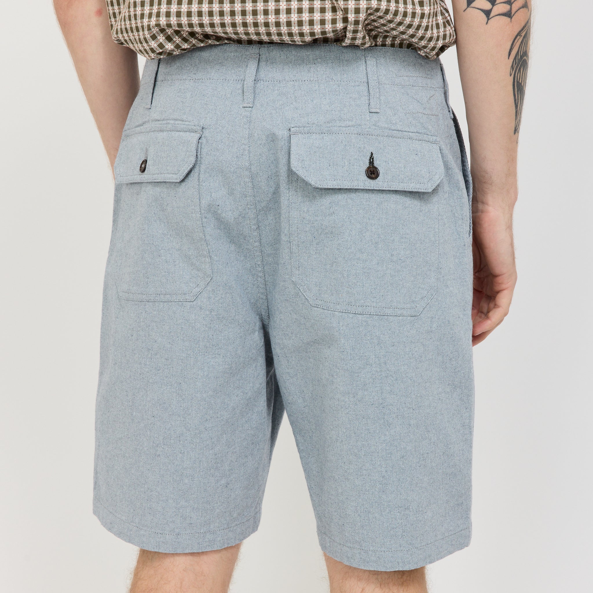 Alva Short Reworked Jean Cloth Indigo - Image 6