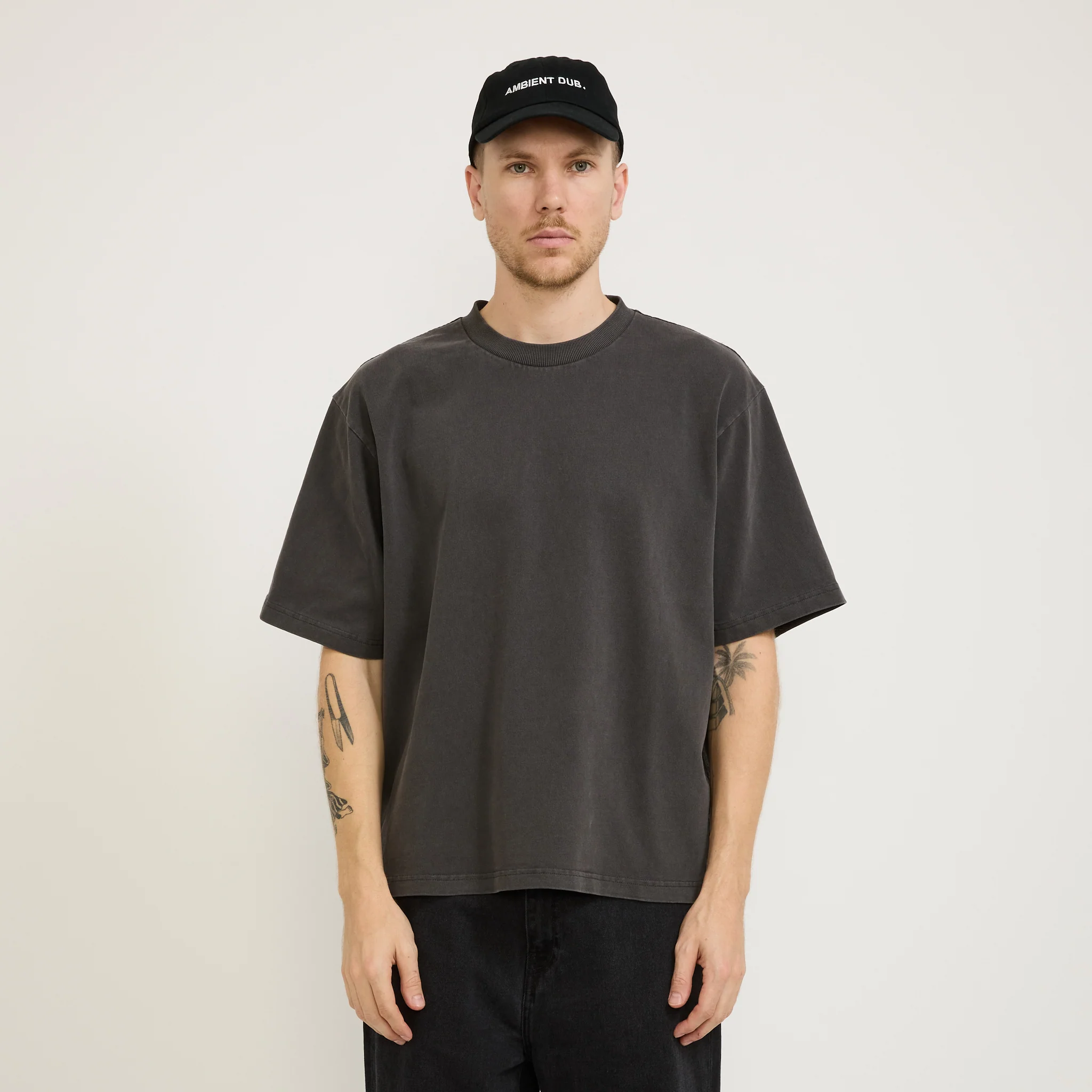 Ambient Dub Embroidered Cap Black/White - Image 2