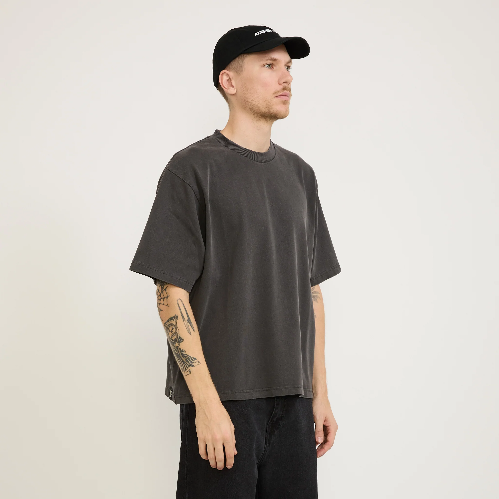 Ambient Dub Embroidered Cap Black/White - Image 3