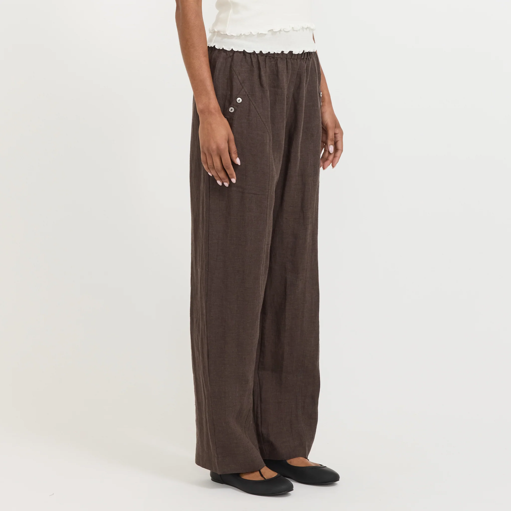 Angle Pocket Pant Bark - Image 3
