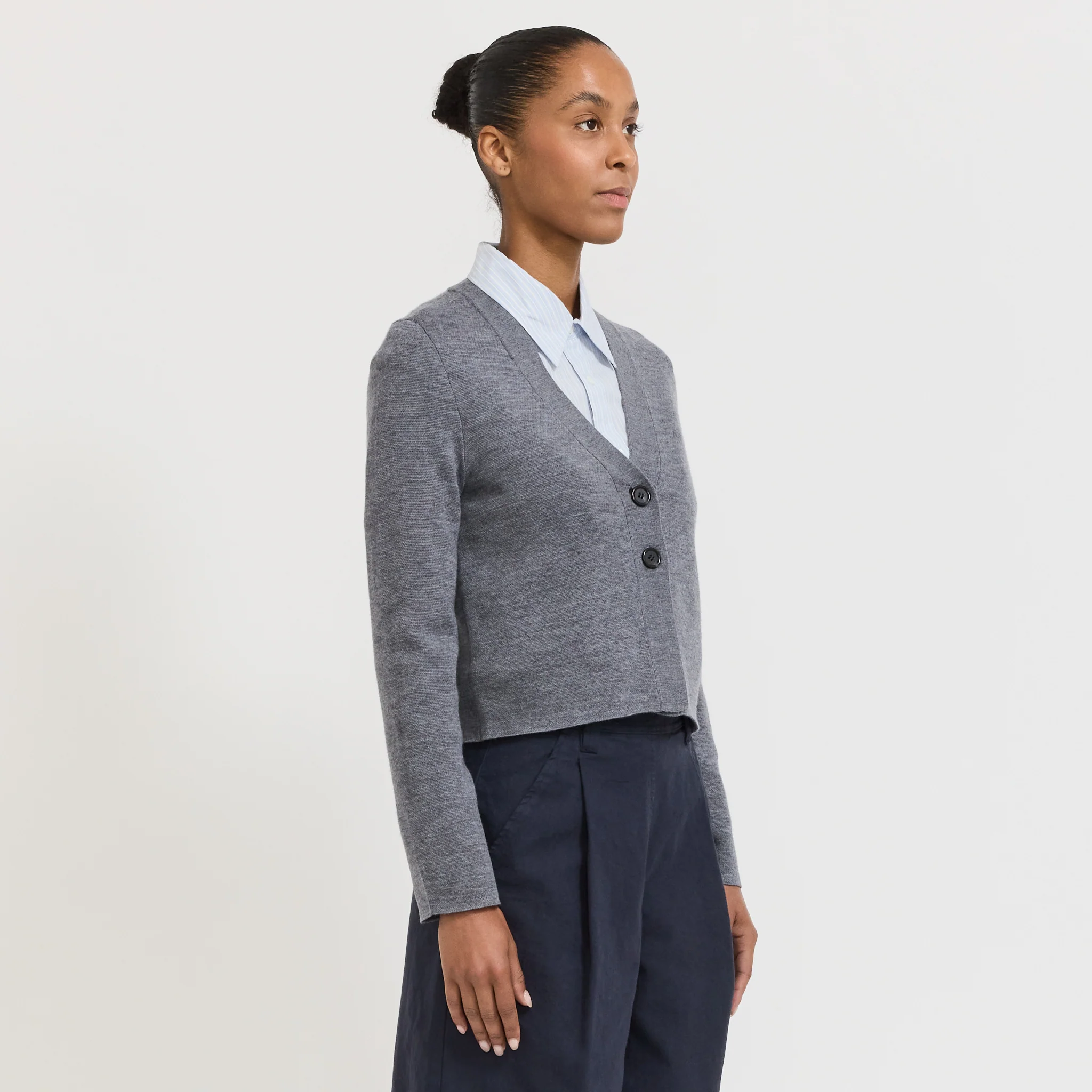 Anna Cardigan Anthracite - Image 3