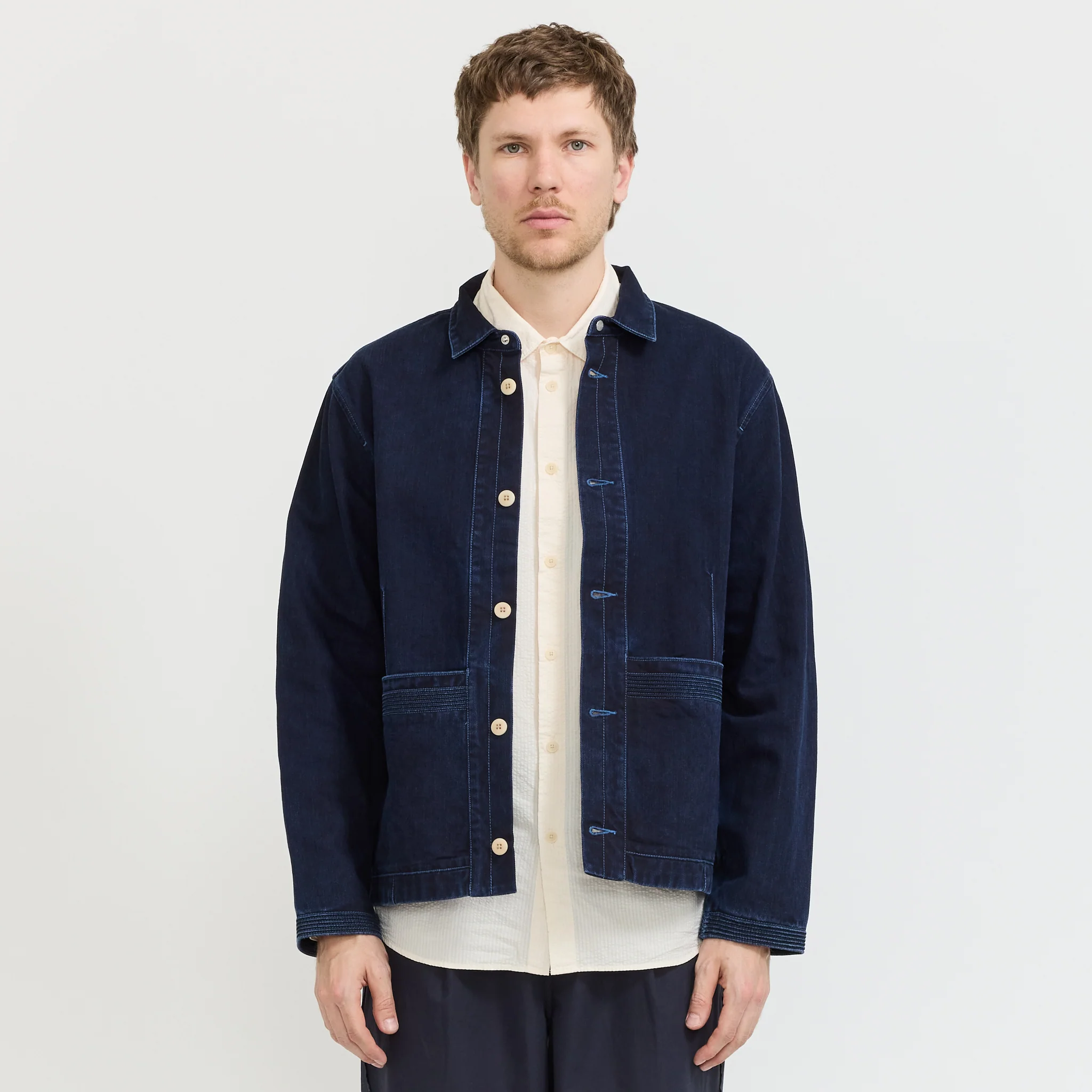 Anniversary Jacket Deep Slub Indigo - Image 10