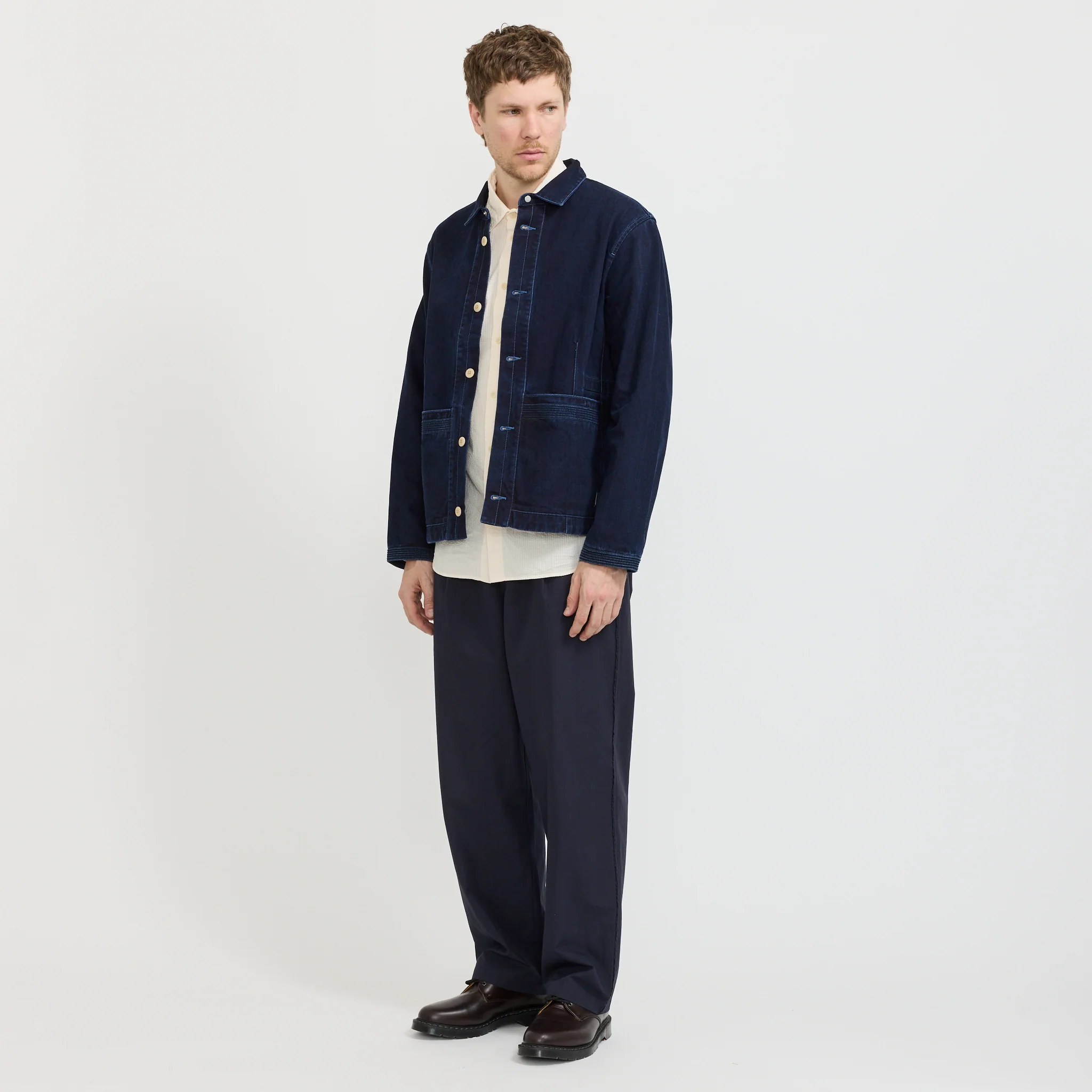 Anniversary Jacket Deep Slub Indigo - Image 11
