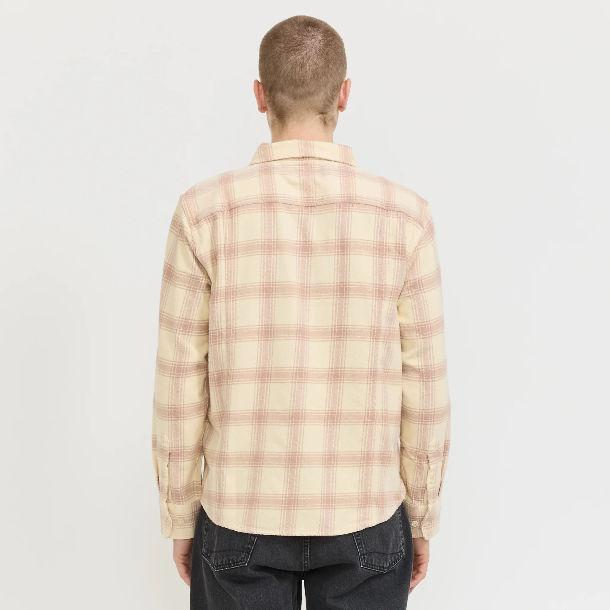 Appalachian Plaid LS Natural - Image 5