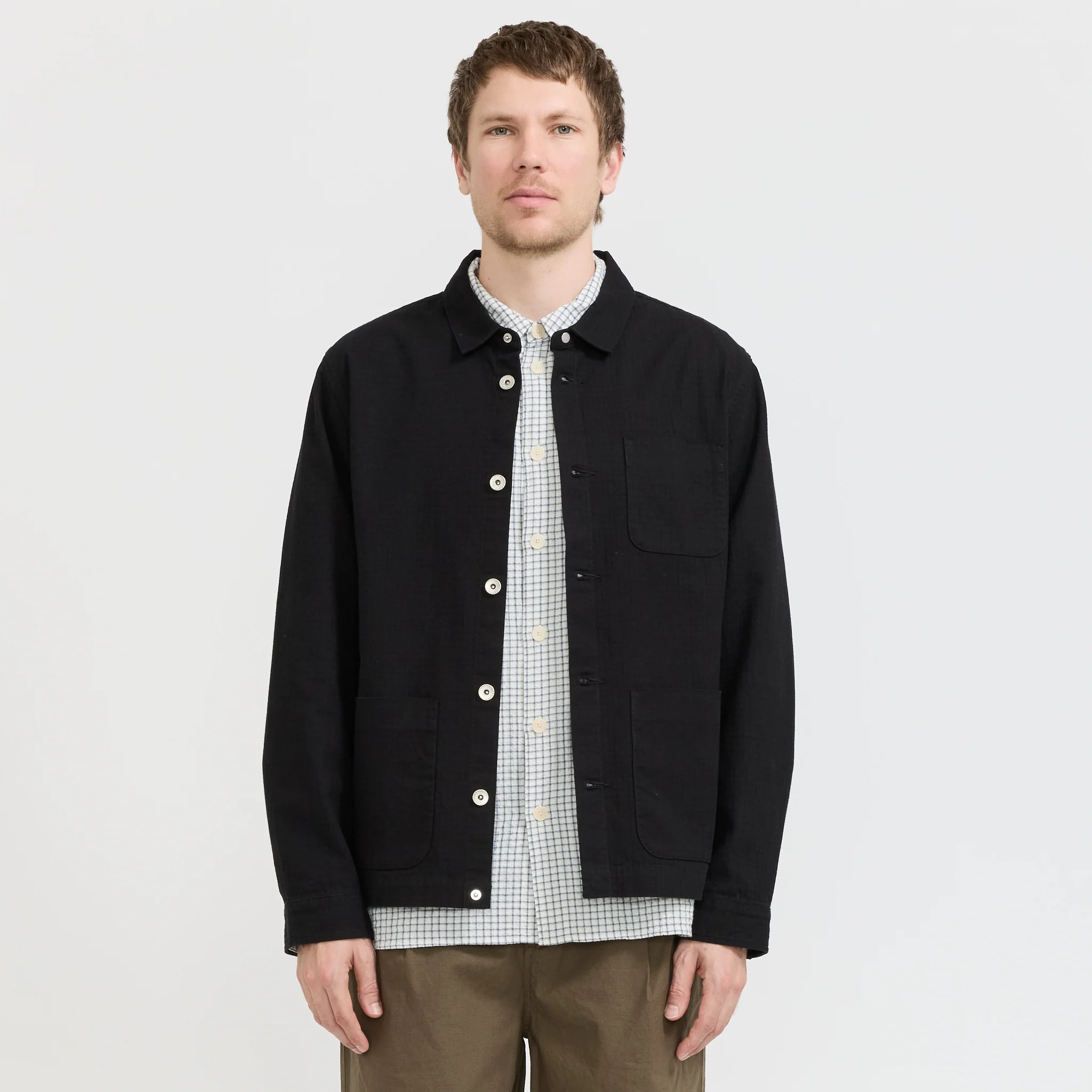 Assembly Jacket Black Chunky Ripstop - Image 7