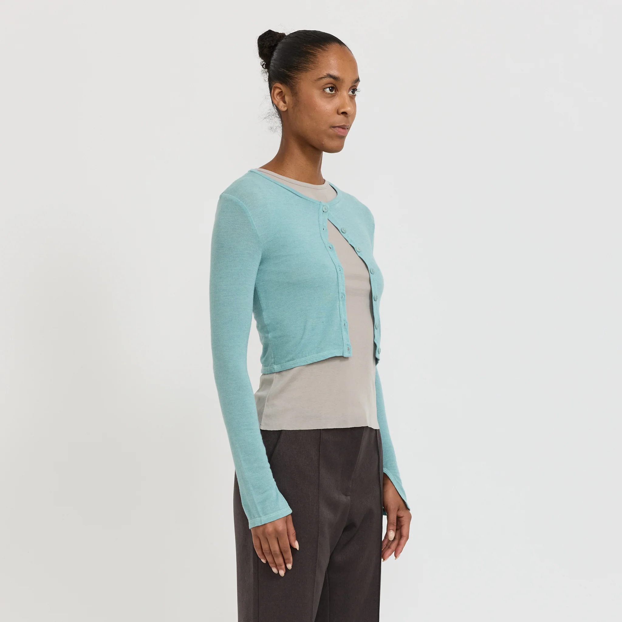 Assume Cardigan Teal - Image 3