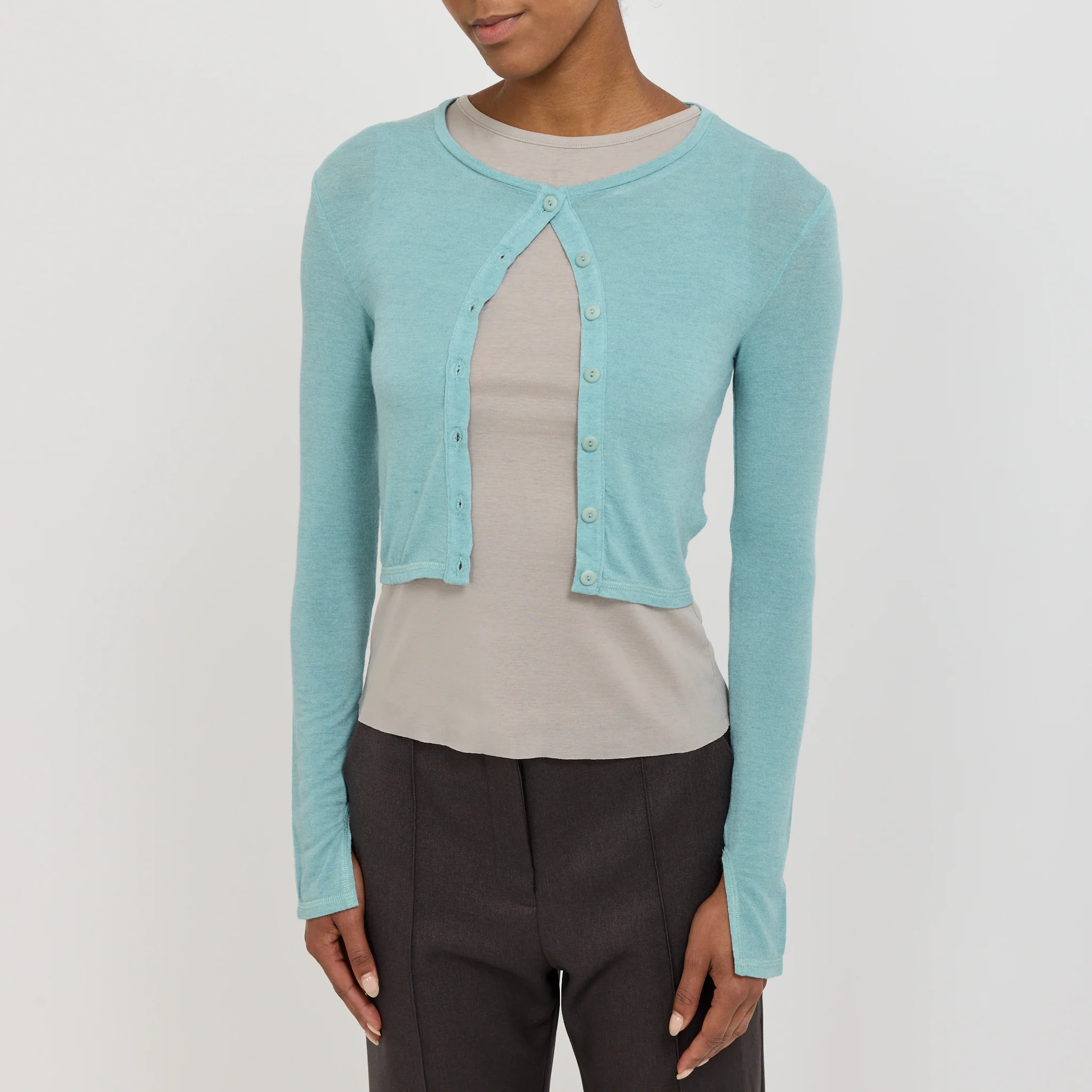 Assume Cardigan Teal - Image 5