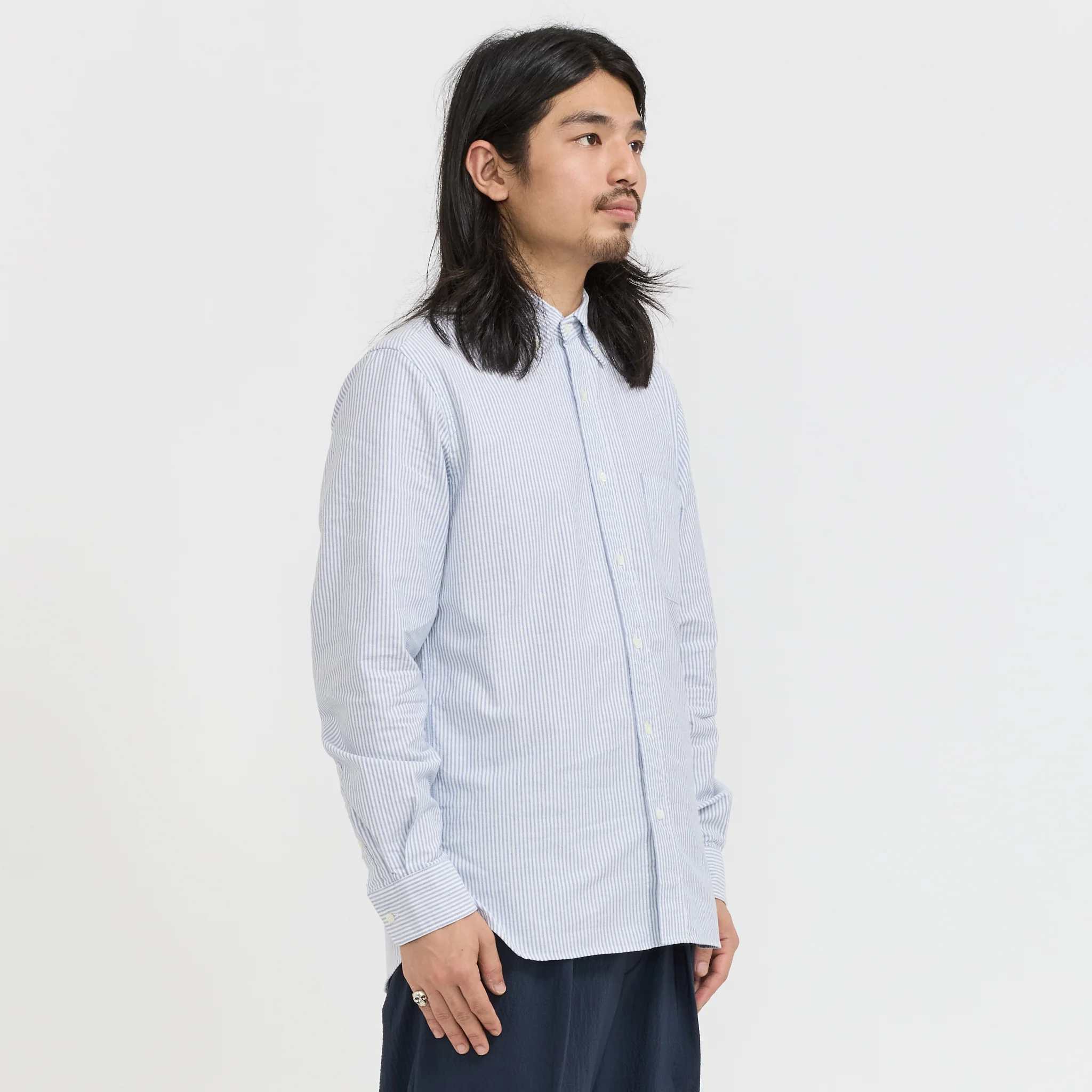B.D. Oxford Candy Stripe Blue - Image 3