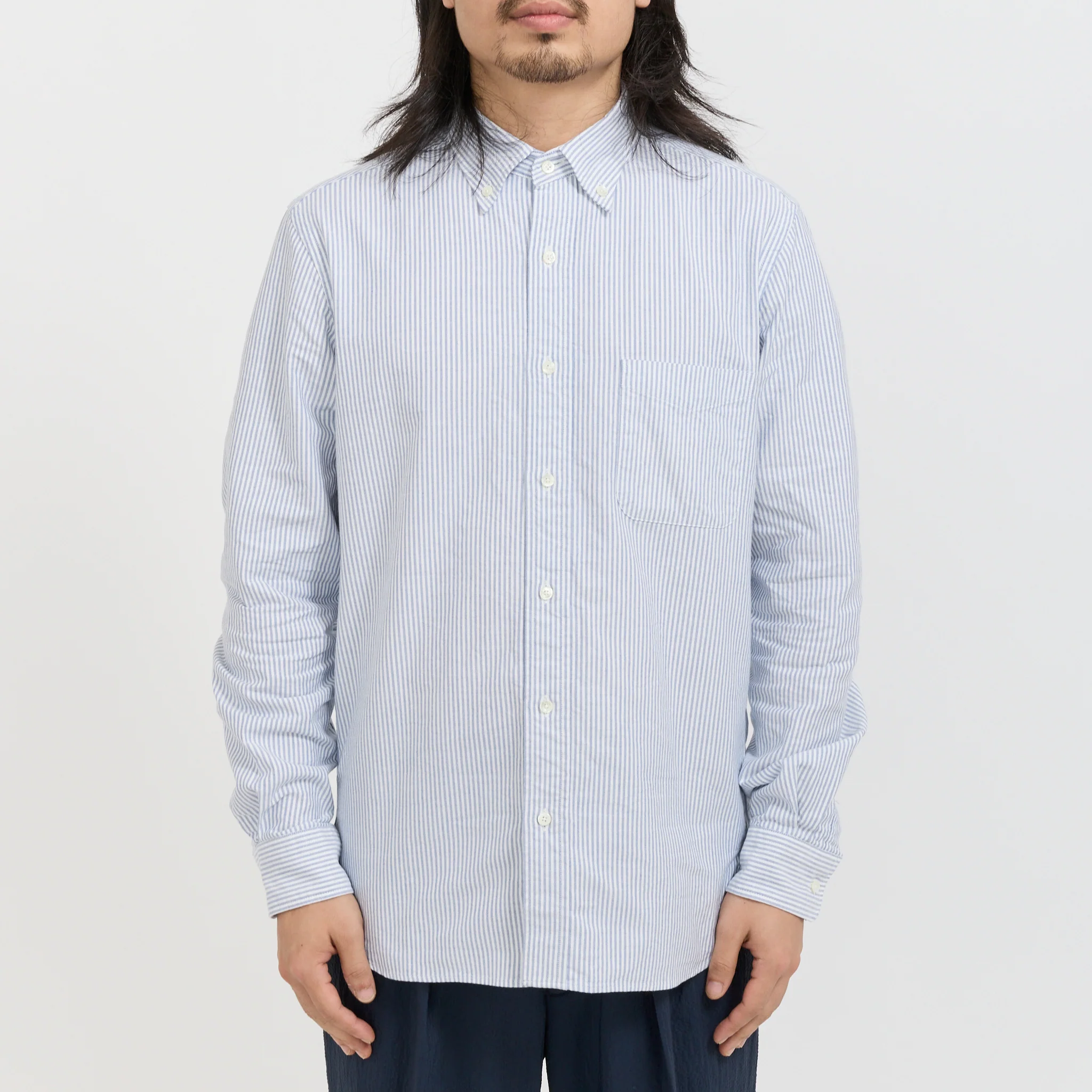 B.D. Oxford Candy Stripe Blue - Image 5