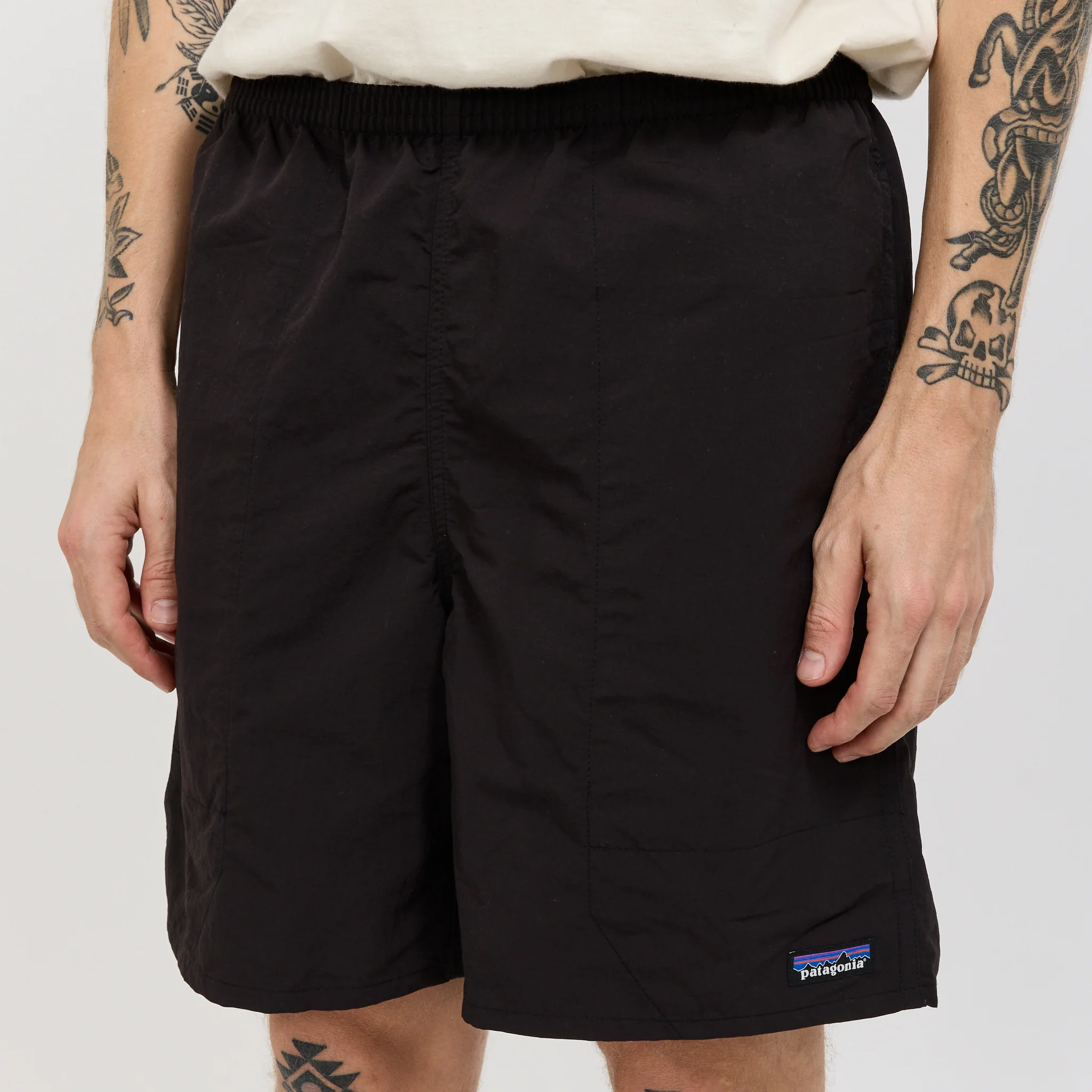 Baggies Shorts Longs - 7 in. Black w/Black - Image 5