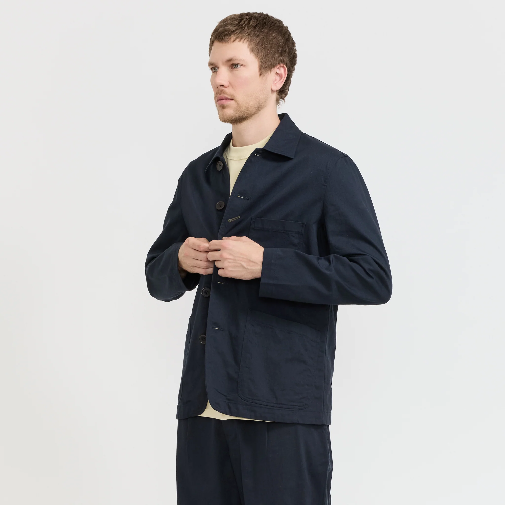 Bakers Jacket Navy Twill