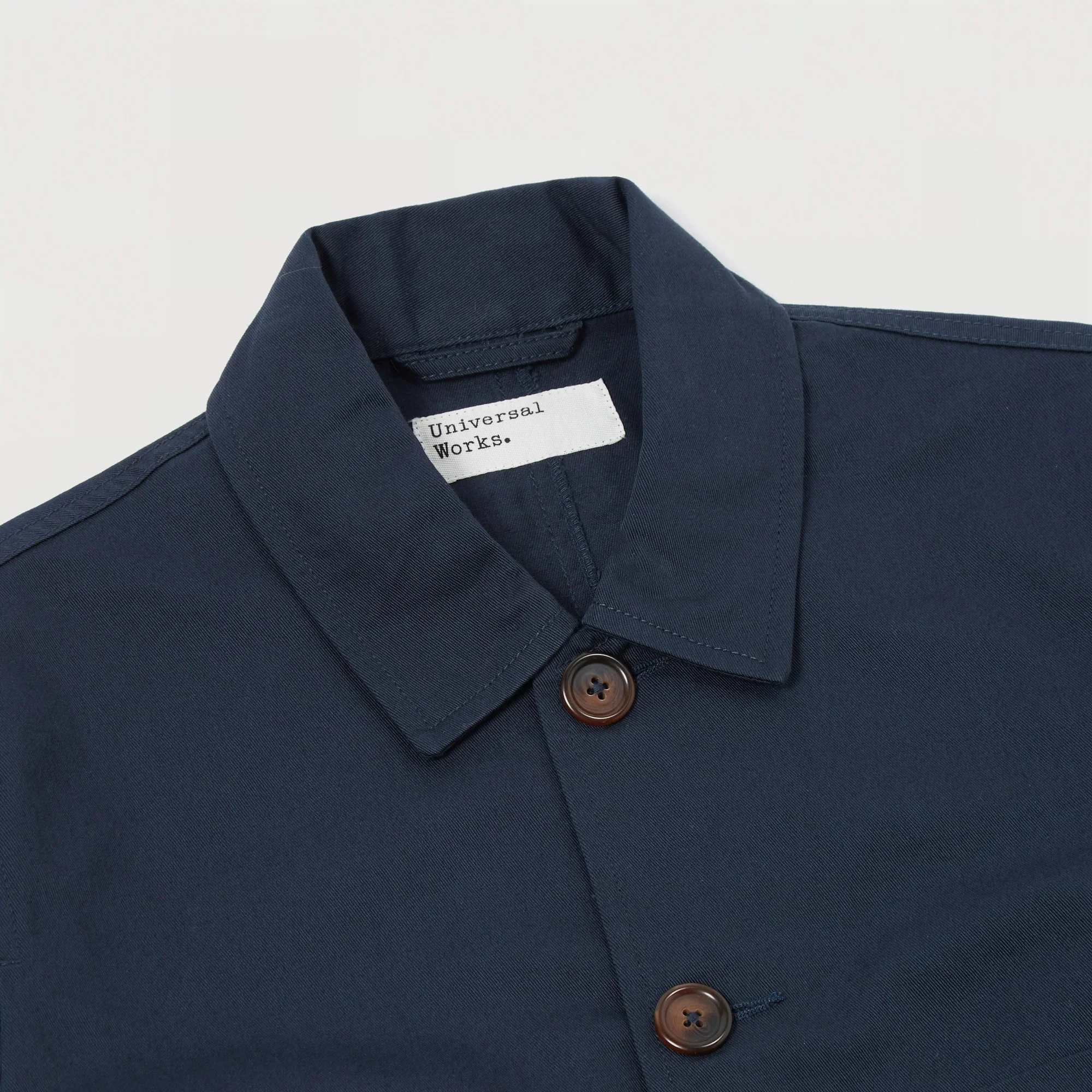 Bakers Jacket Navy Twill - Image 10