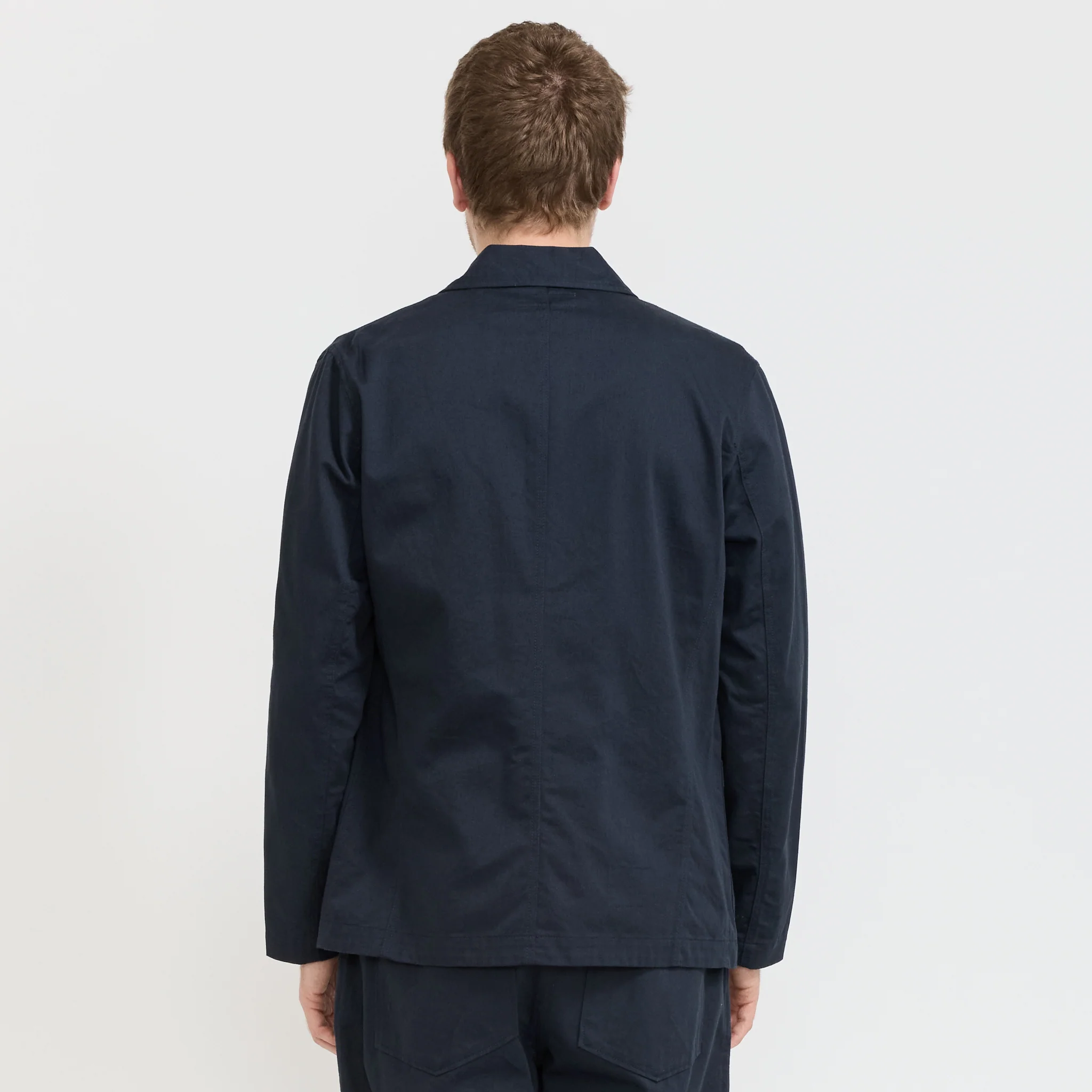 Bakers Jacket Navy Twill - Image 4