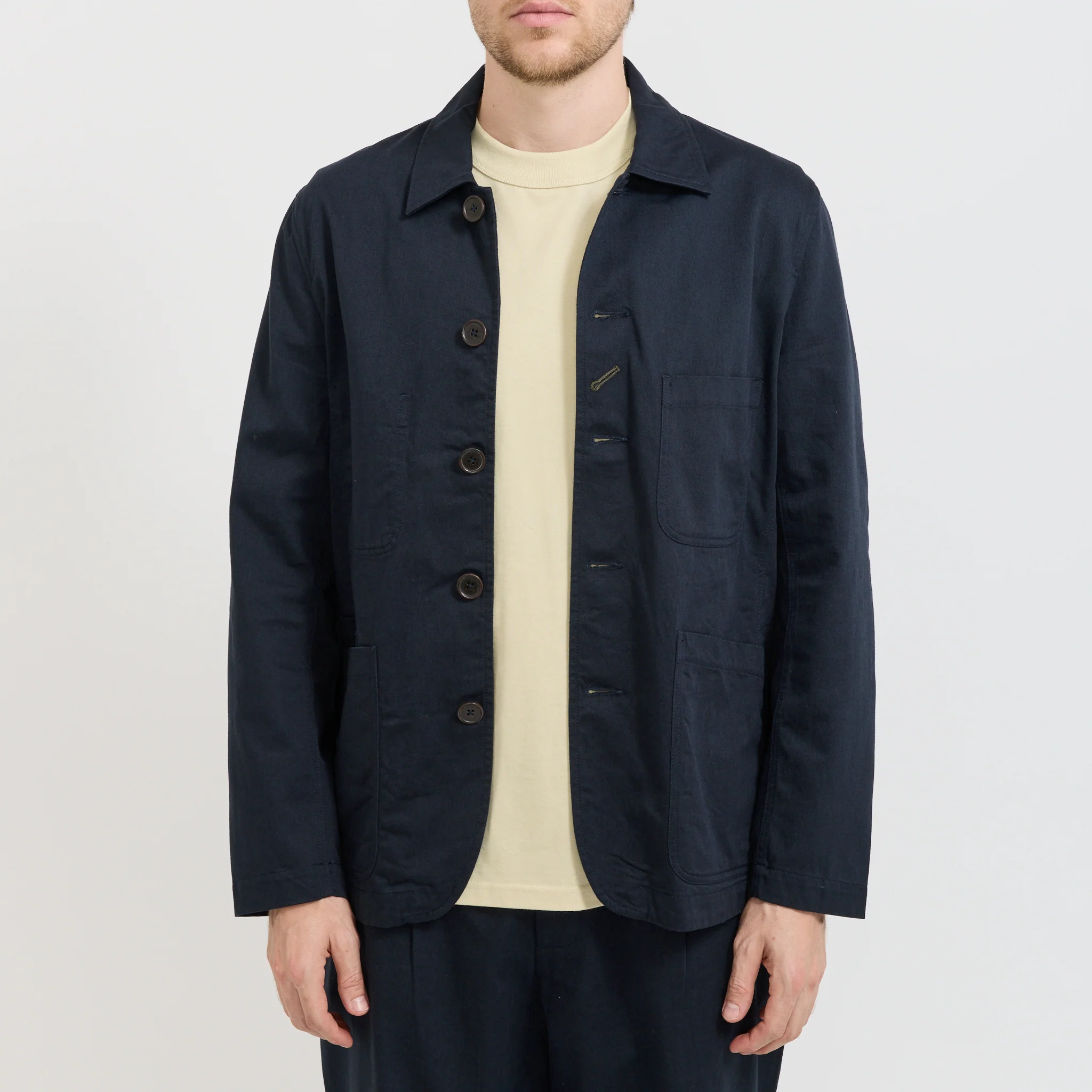 Bakers Jacket Navy Twill - Image 5