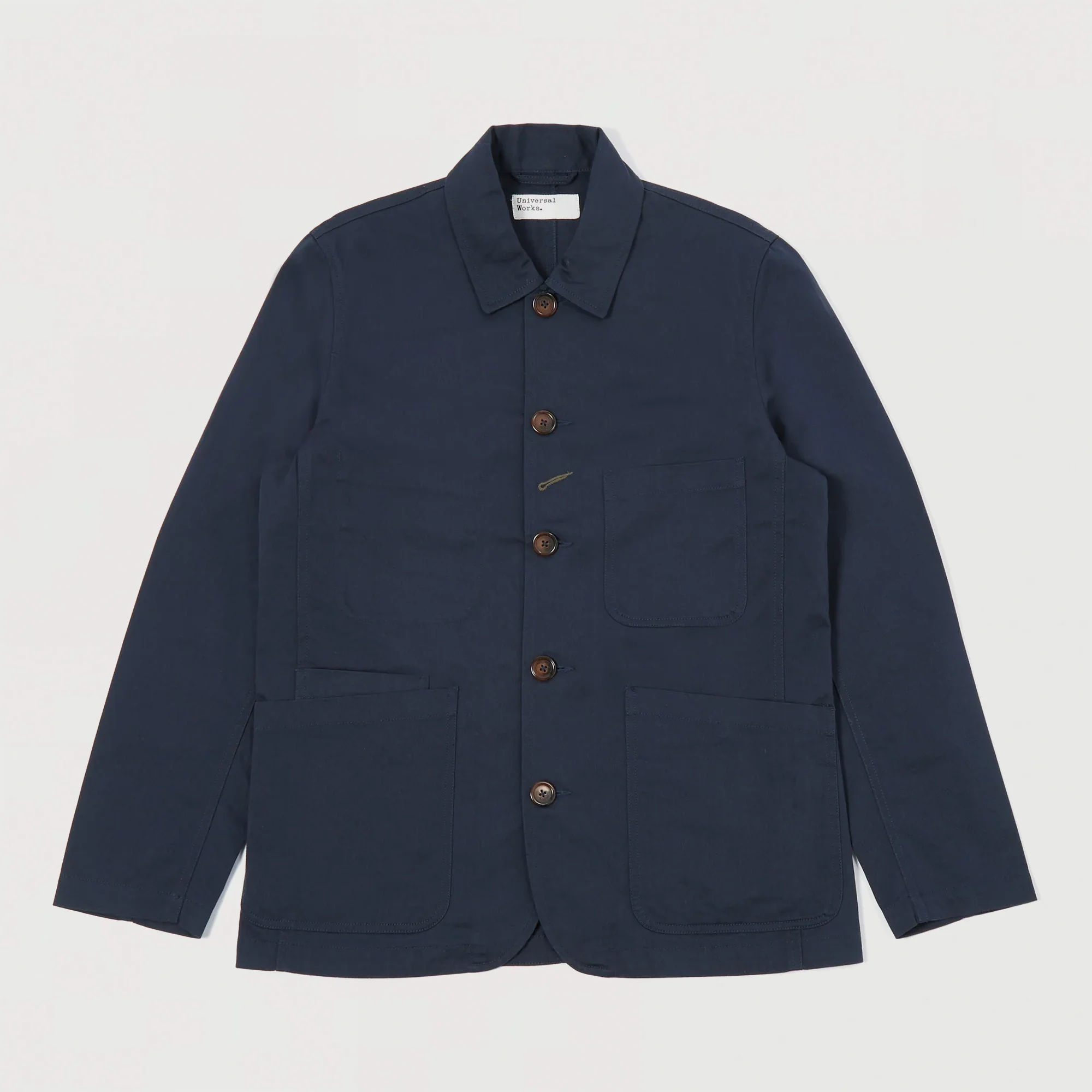 Bakers Jacket Navy Twill - Image 8