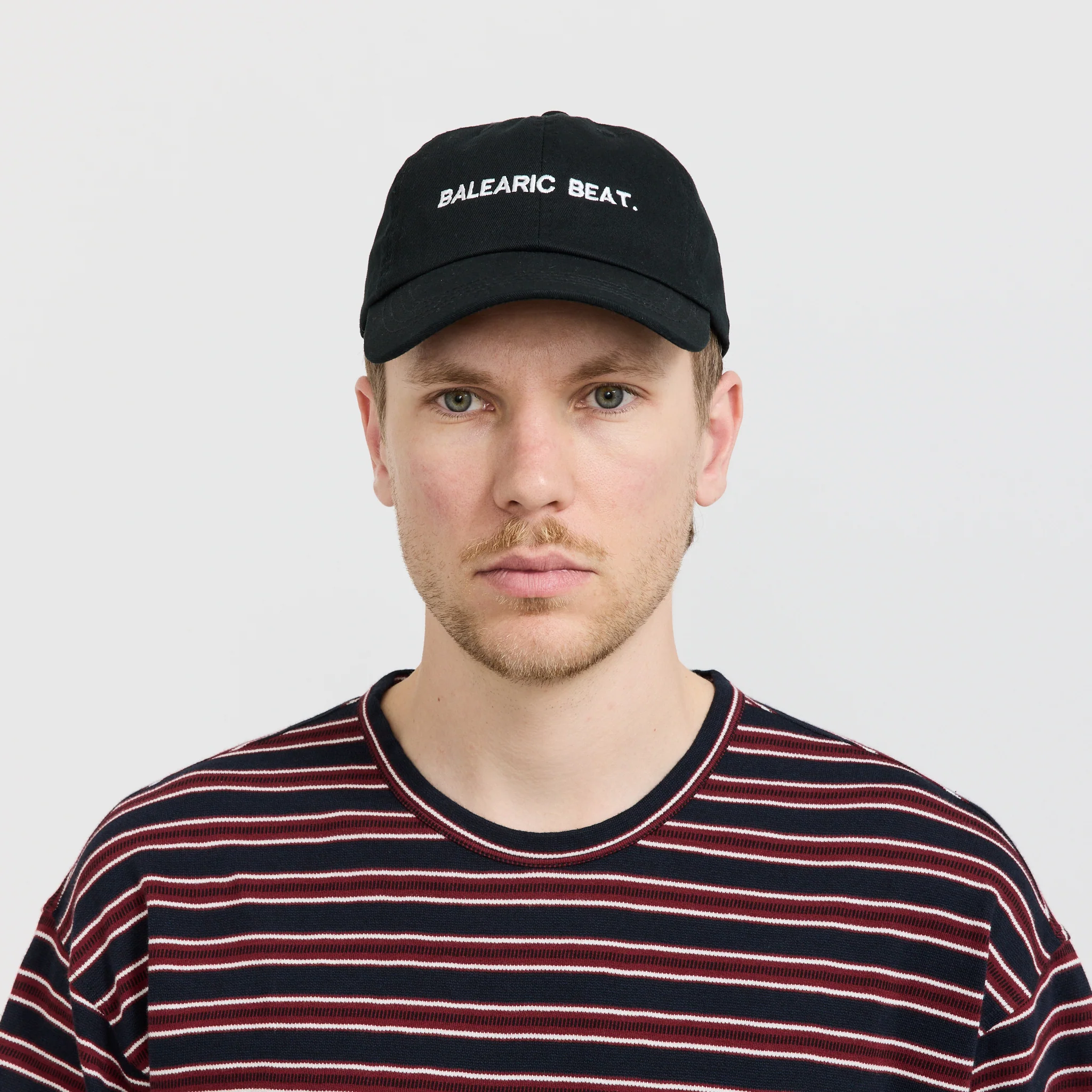 Balearic Beat Embroidered Cap Black - Image 4