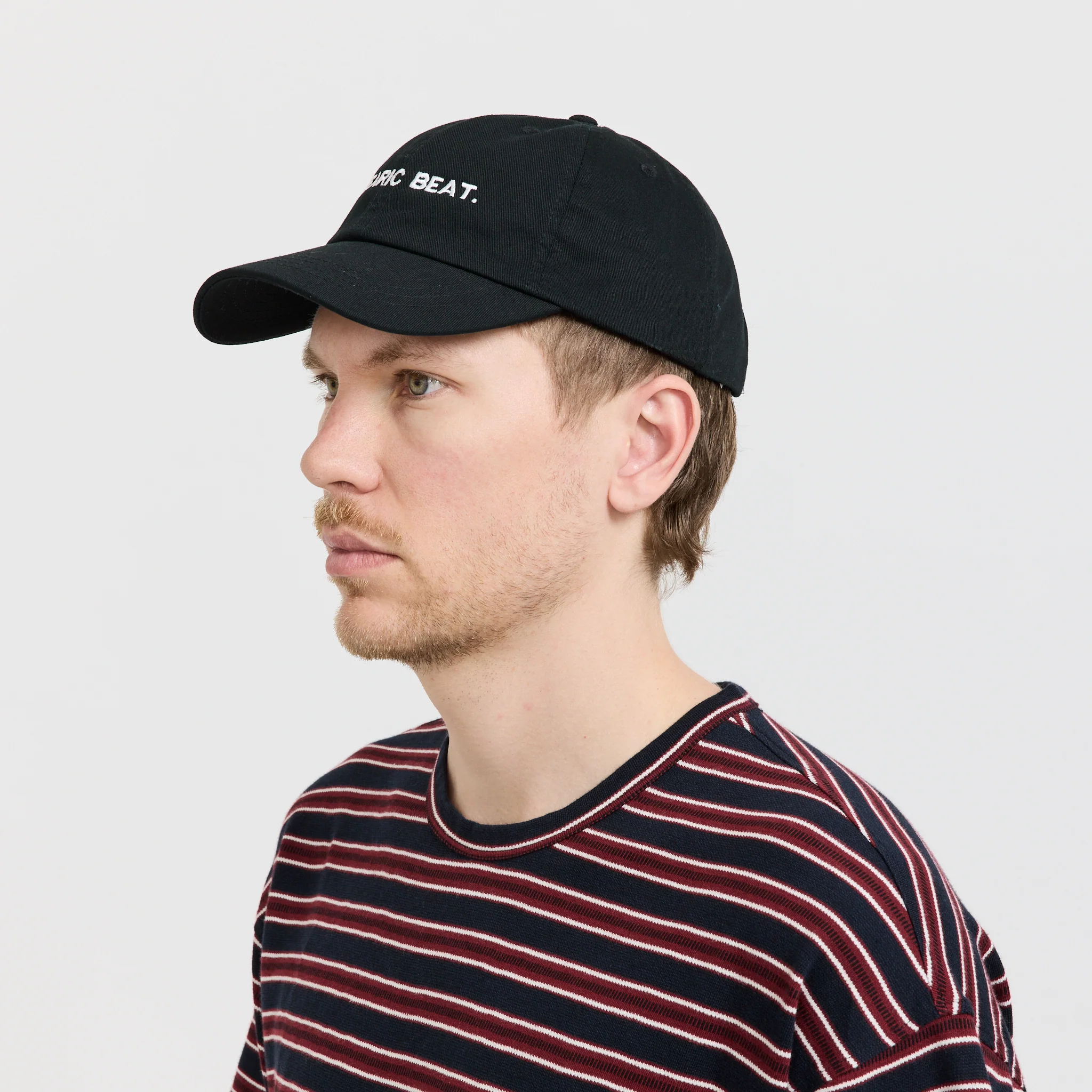 Balearic Beat Embroidered Cap Black - Image 5
