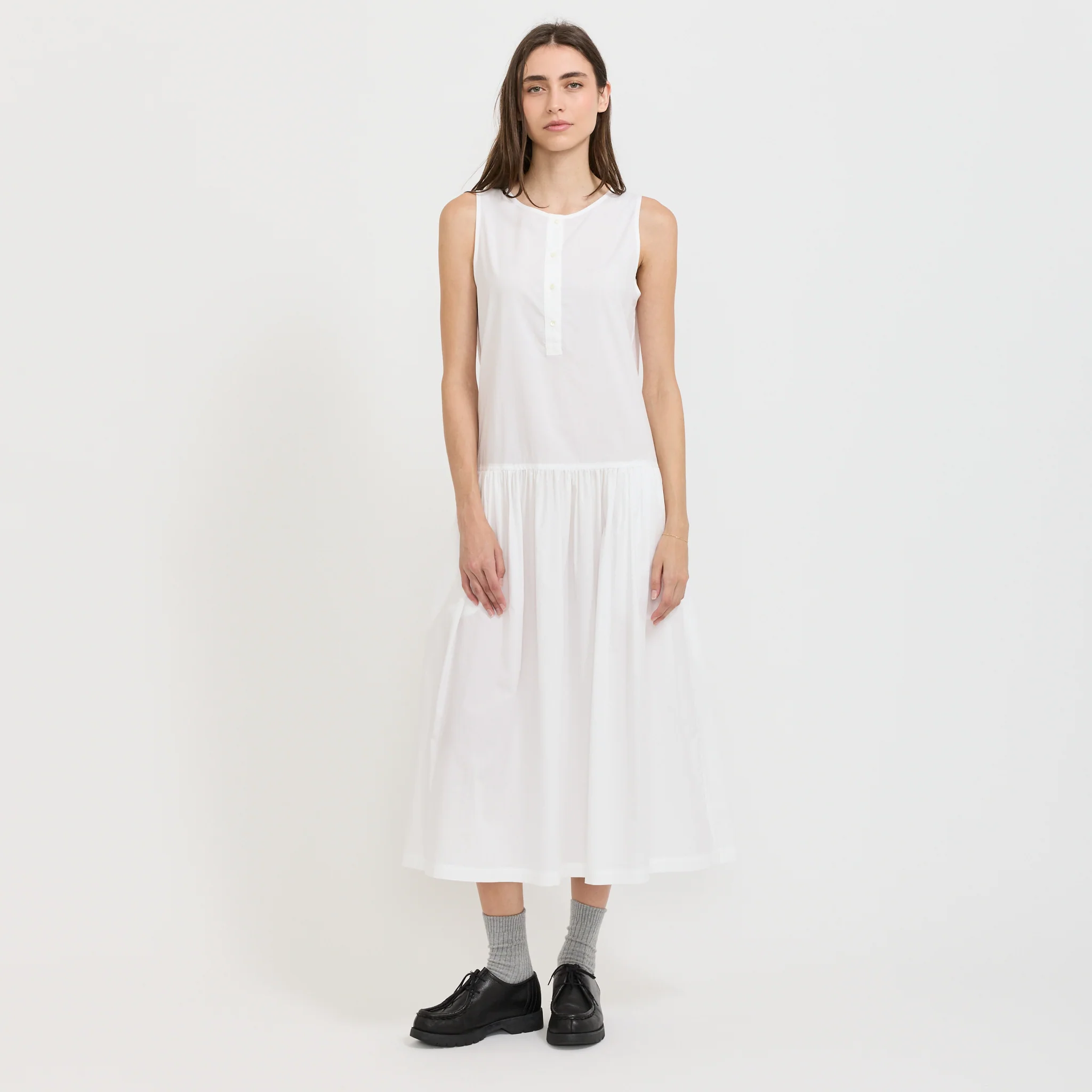Bare Midi Dress White