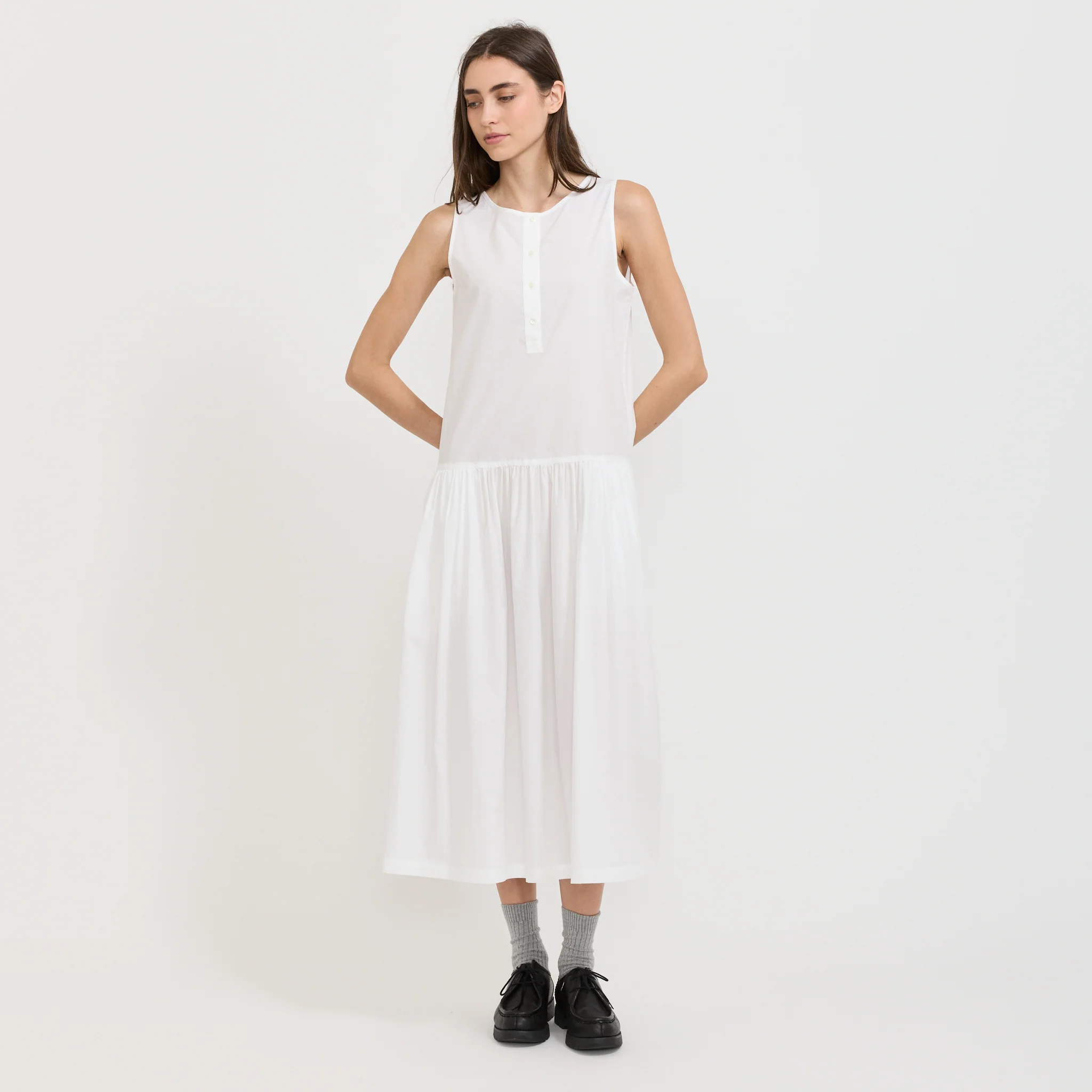 Bare Midi Dress White - Image 2