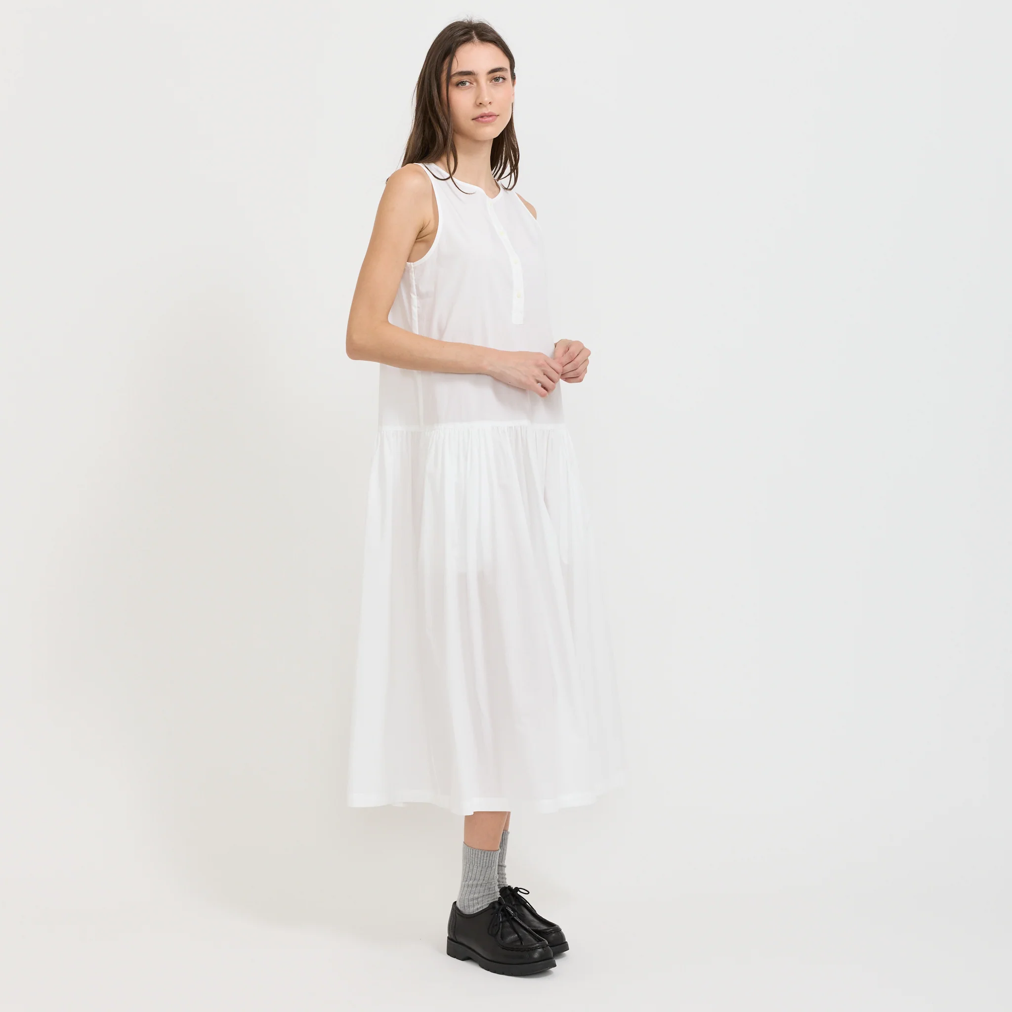 Bare Midi Dress White - Image 3