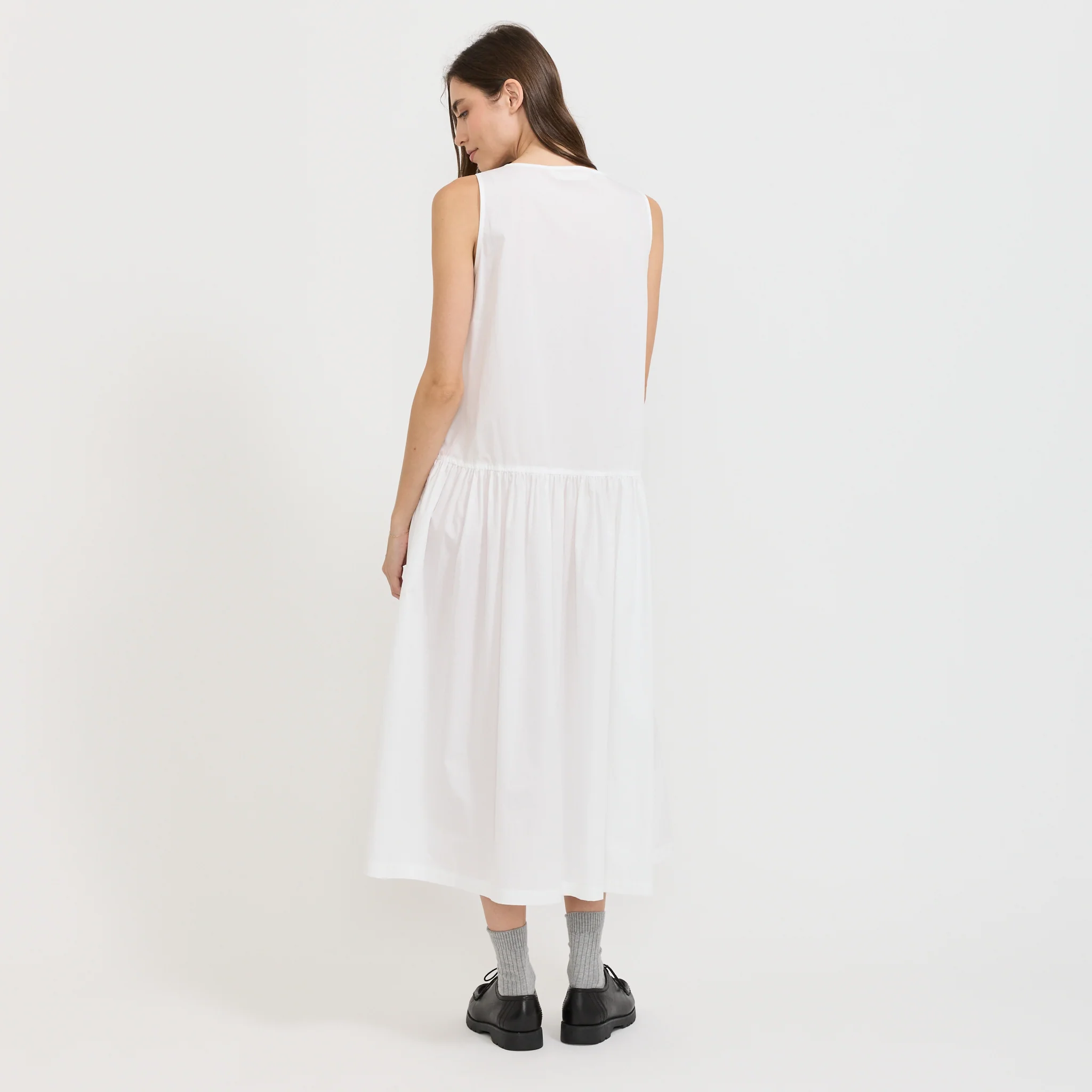 Bare Midi Dress White - Image 4