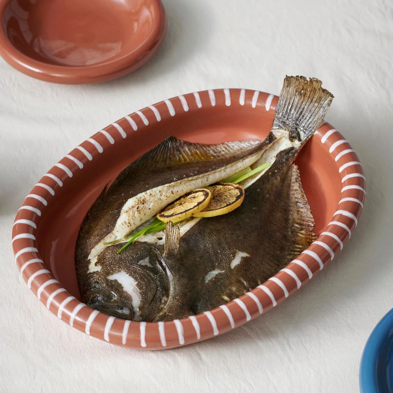 Barro Oval Dish Large Natural - Image 3