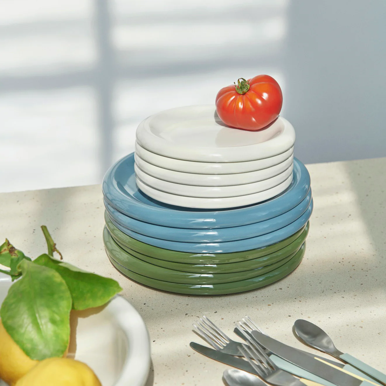 Barro Plate Set of 2 Green 24cm - Image 3