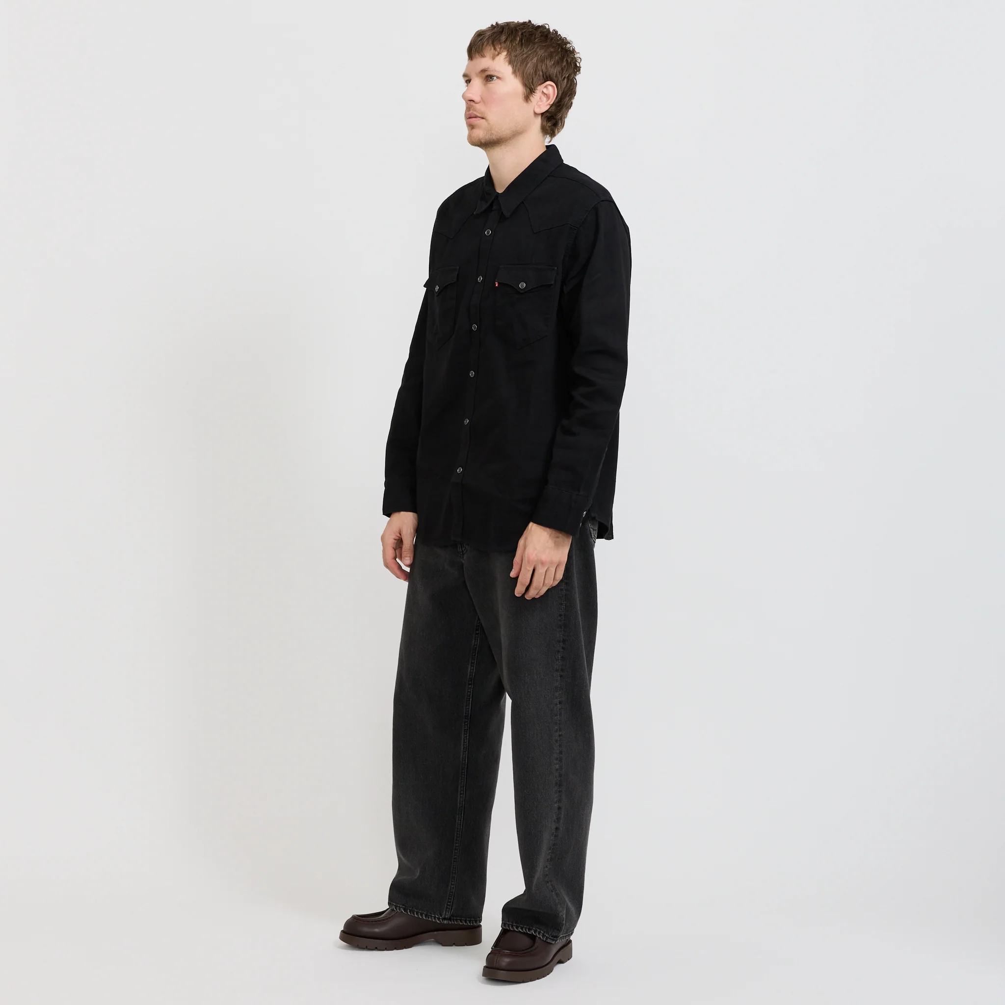 Barstow Western Standard Black Marble Denim Rinse - Image 2