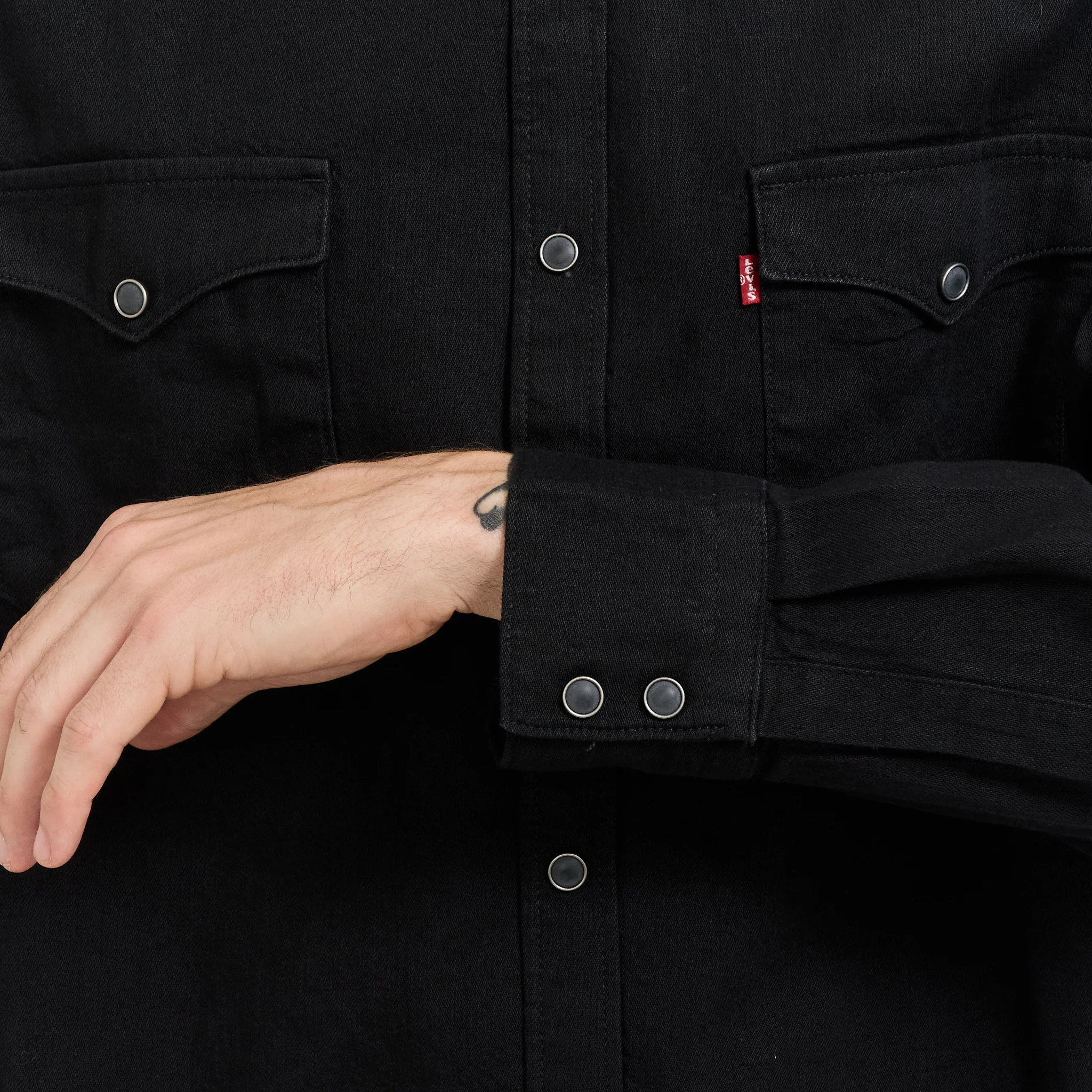 Barstow Western Standard Black Marble Denim Rinse - Image 5