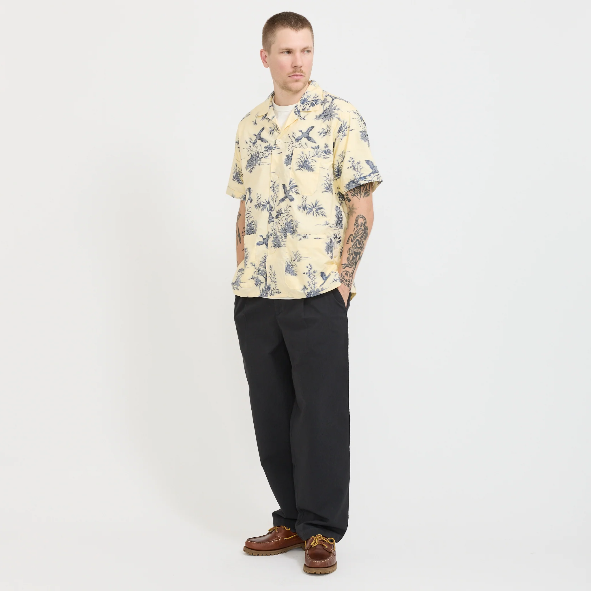 Beach Shirt Cut Jacquard Cream - Image 2