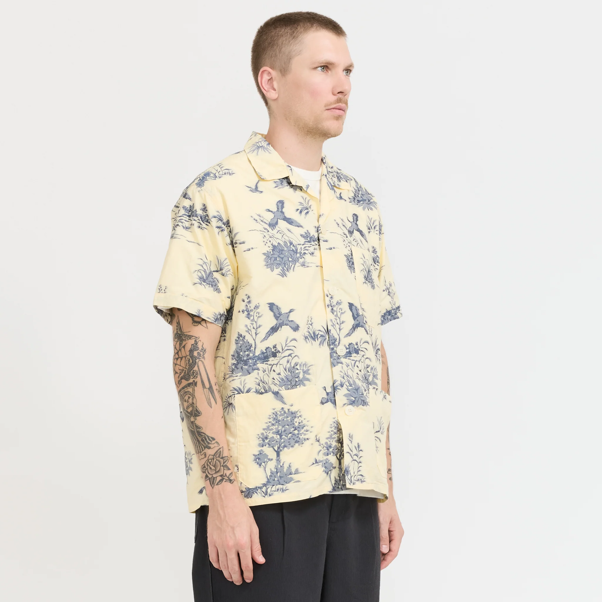 Beach Shirt Cut Jacquard Cream - Image 3