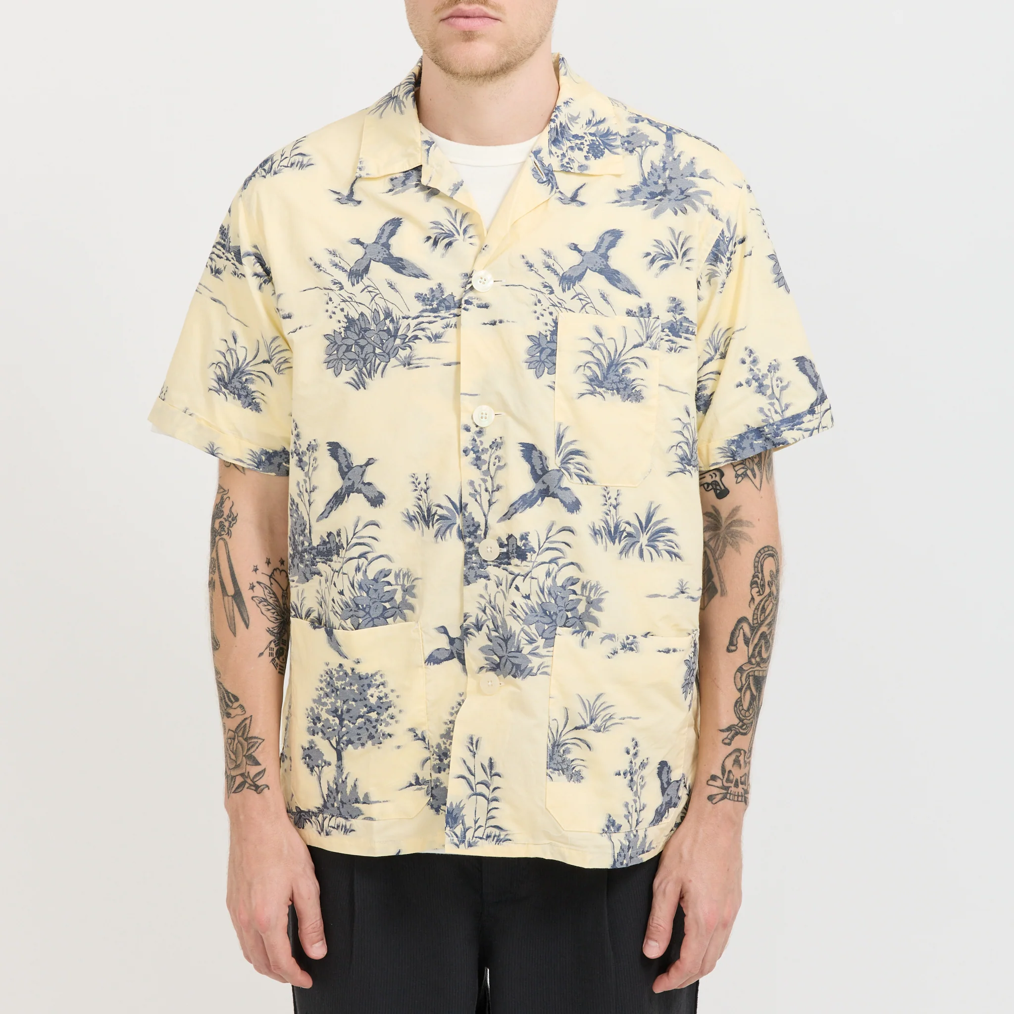 Beach Shirt Cut Jacquard Cream - Image 5